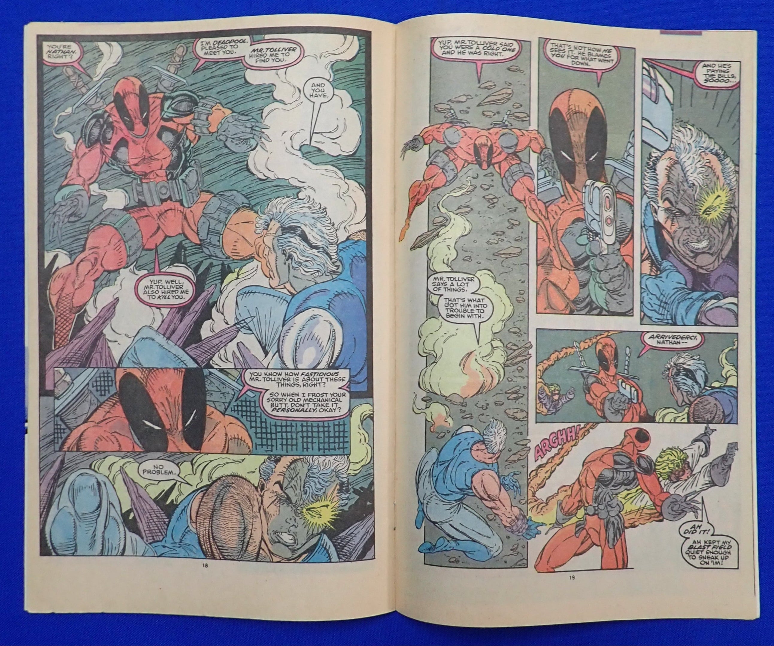 The New Mutants #98 (1991) - FN+ (6.5) - 1st Deadpool