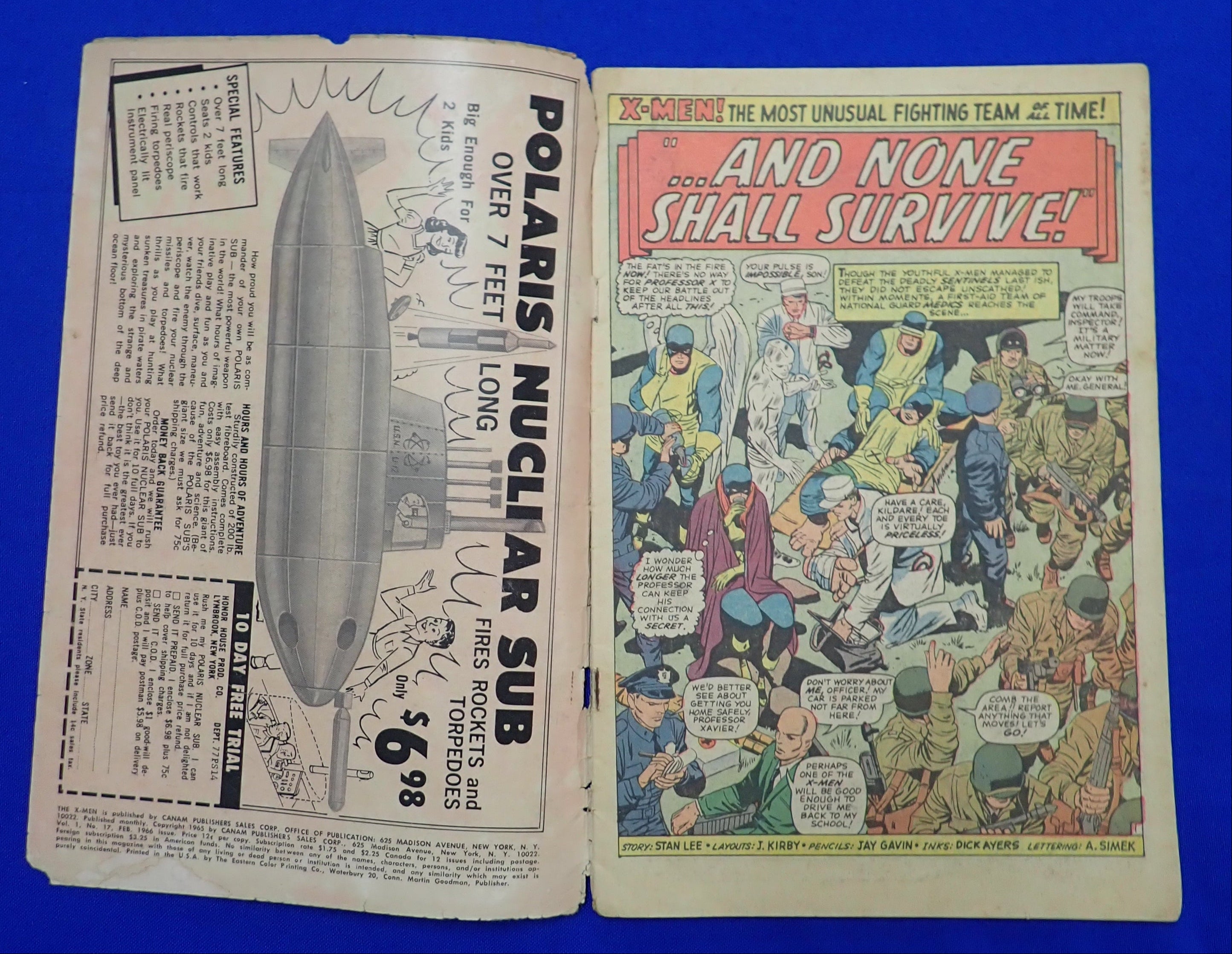 Uncanny X-Men #17 (1966) - GD+ (2.5)