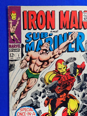 Iron Man & Sub-Mariner #1 (1968) - FN (6.0)