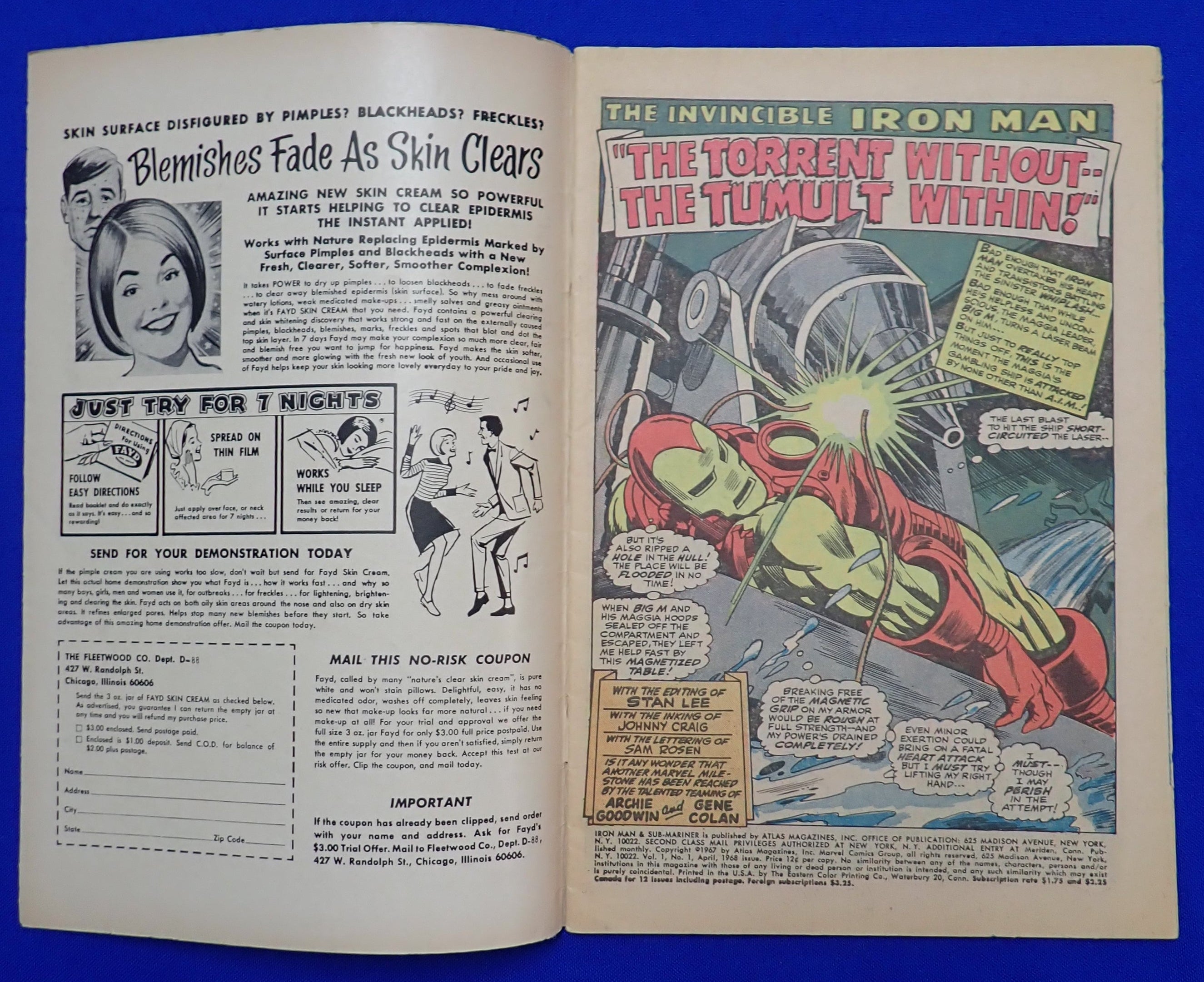 Iron Man & Sub-Mariner #1 (1968) - FN (6.0)