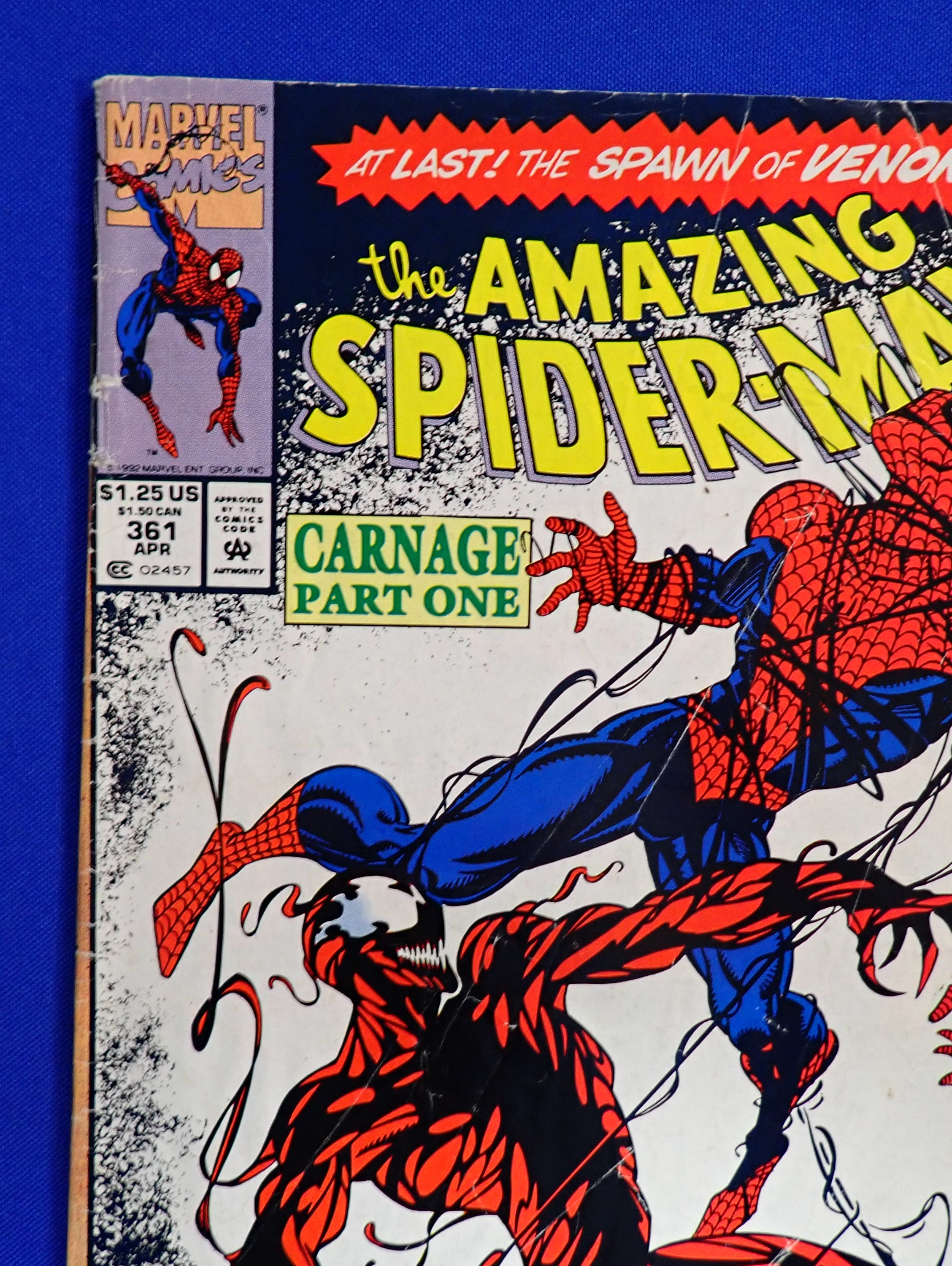 Amazing Spider-Man #361 (1992) - VG (4.0) - 1st Carnage