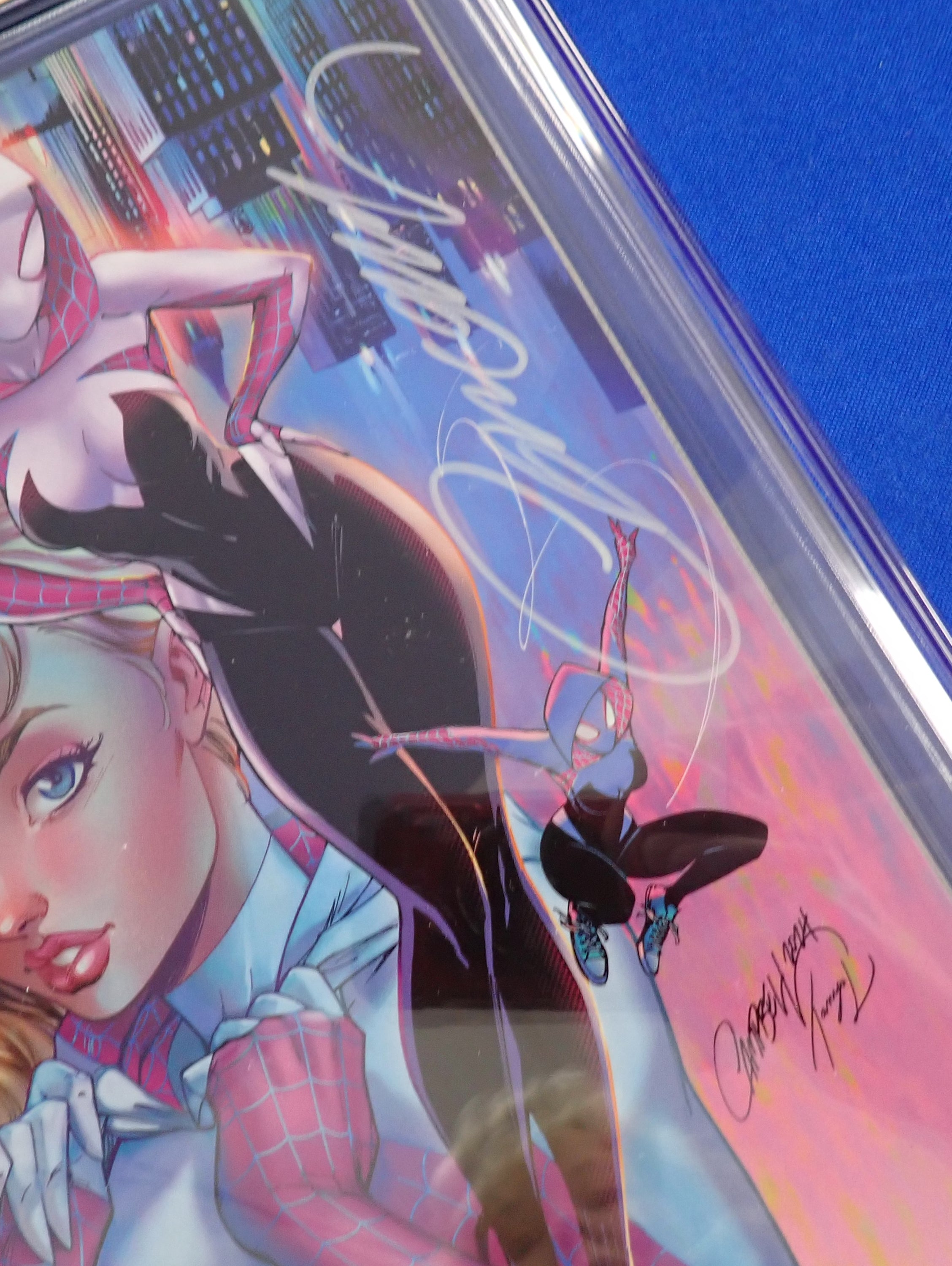 Spider-Gwen: The Ghost Spider #1 (2024) - CGC 9.8 - J. Scott Campbell Cover + Signature