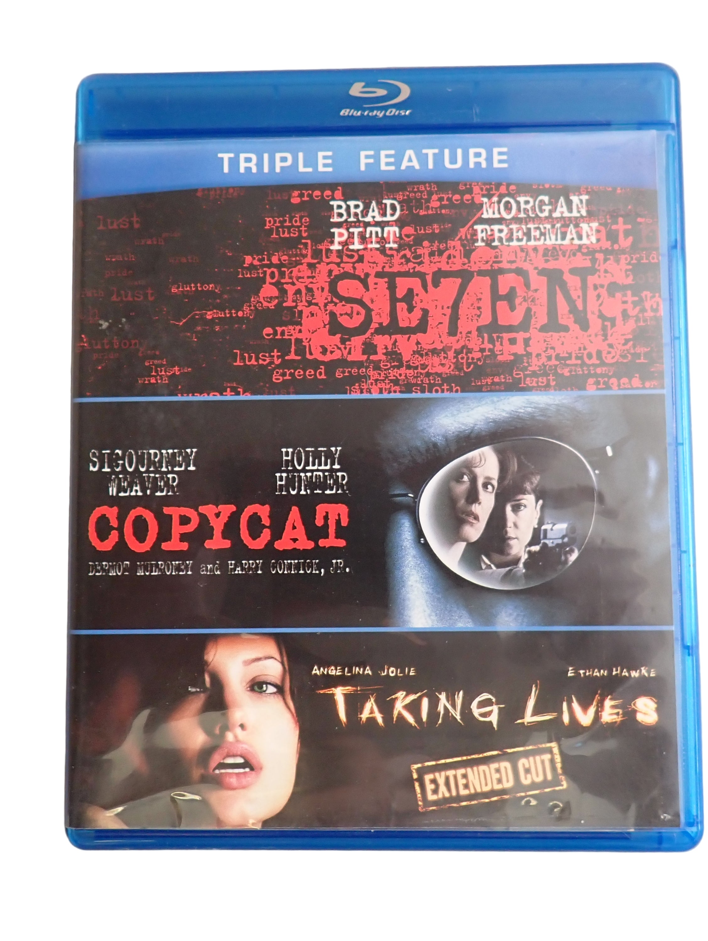 Seven / Copycat / Taking Lives (Triple-Feature) [Blu-ray] (Pre-owned)