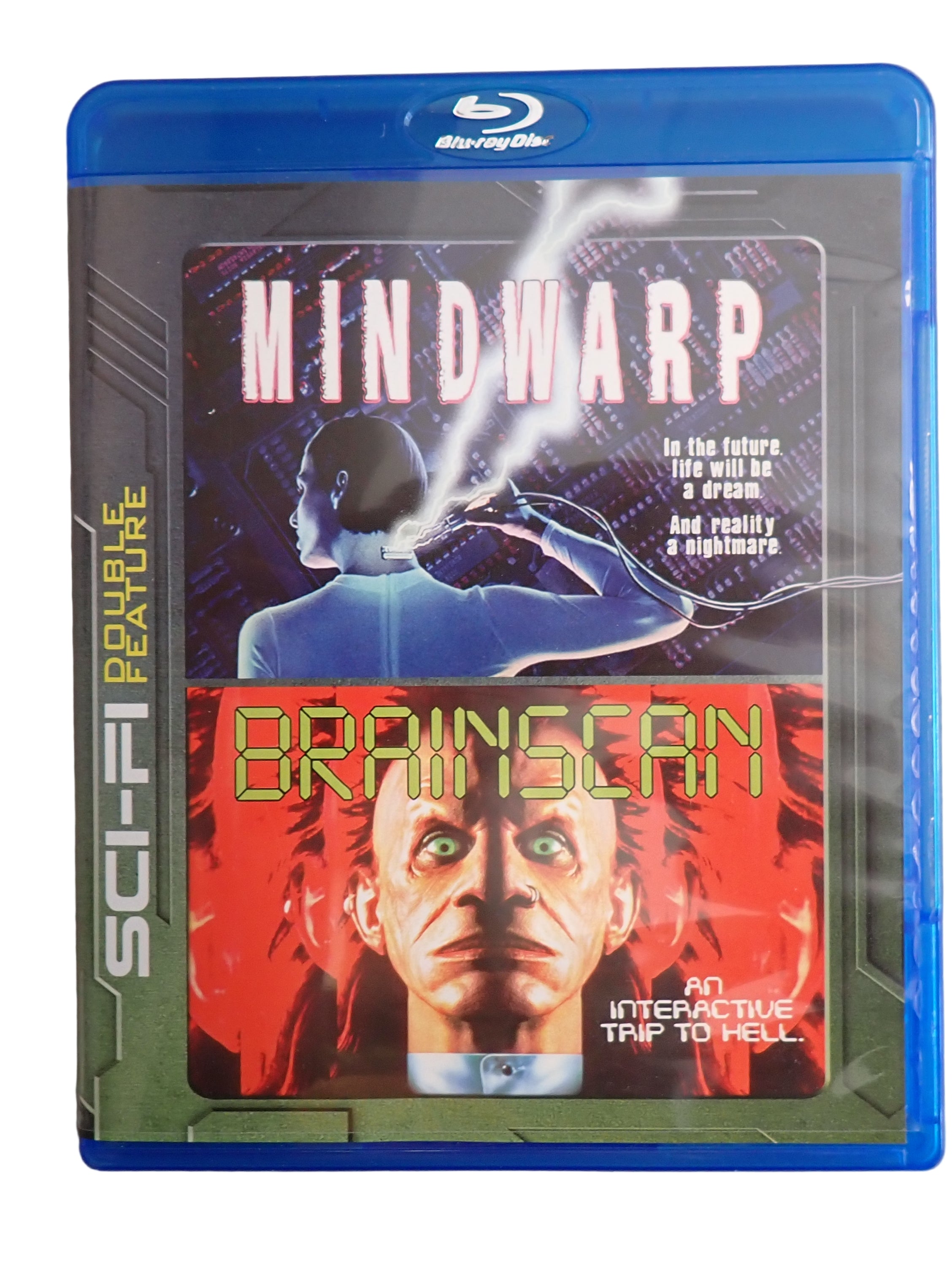 Mindwarp and Brainscan Blu-ray Sci-Fi Movie Double Feature (Pre-owned)