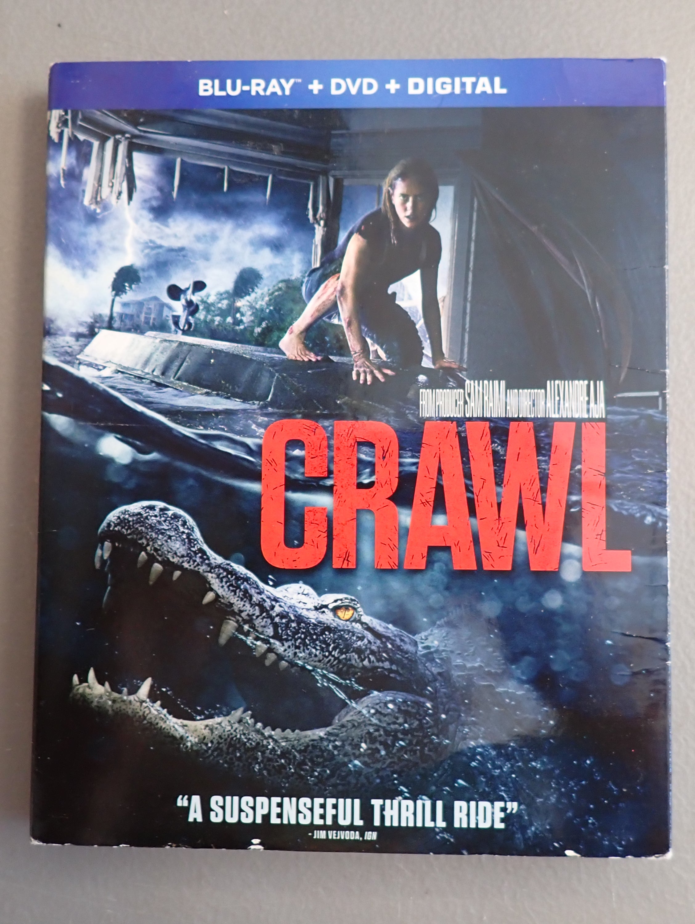 Crawl (Blu Ray/DVD Combo 2019) W/ Slip (Pre-owned)