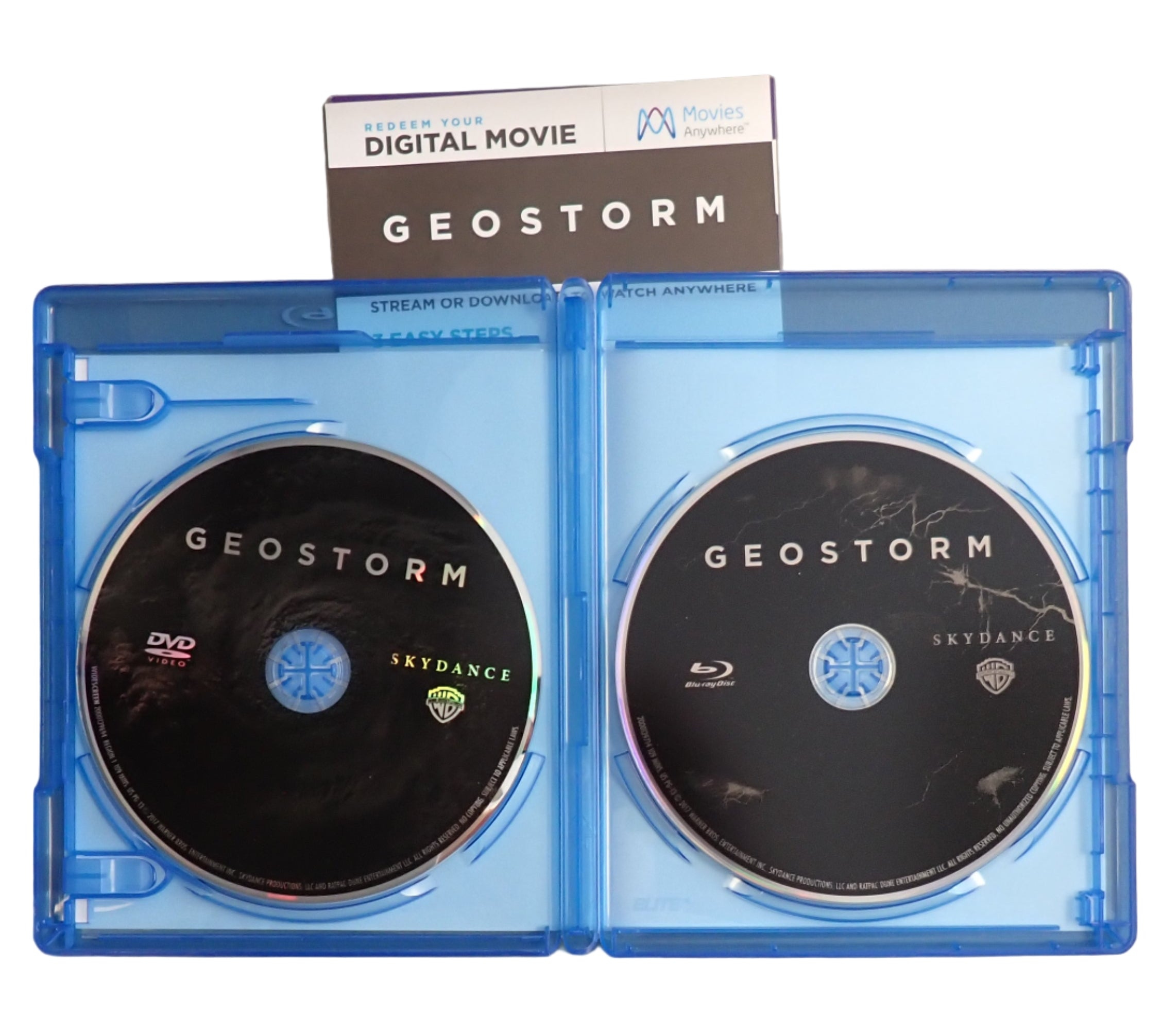 Geostorm [Blu-ray + DVD] w/slipcover (Pre-owned)