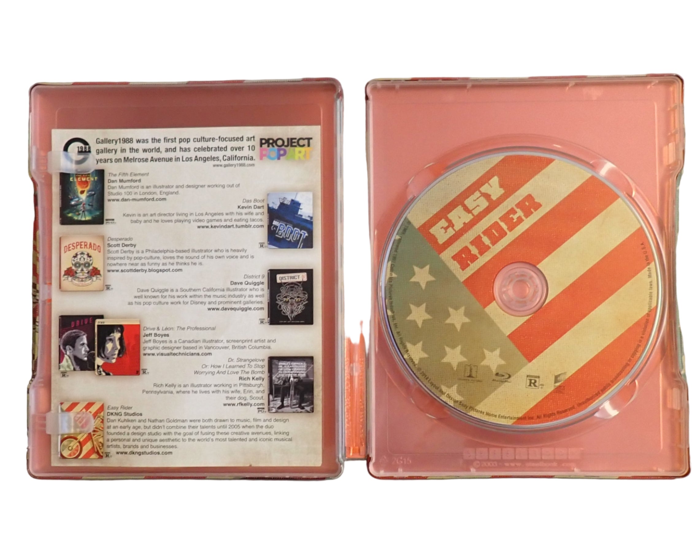 Easy Rider (Blu-ray Steelbook, 1969) Project Pop Art (Pre-owned)