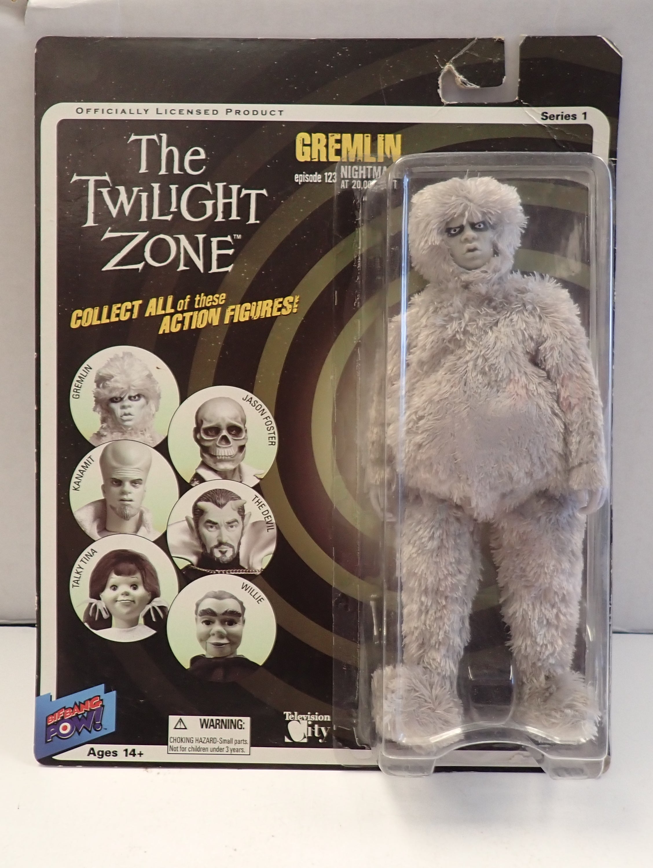 The Twilight Zone "The Gremlin" Action Figure Doll