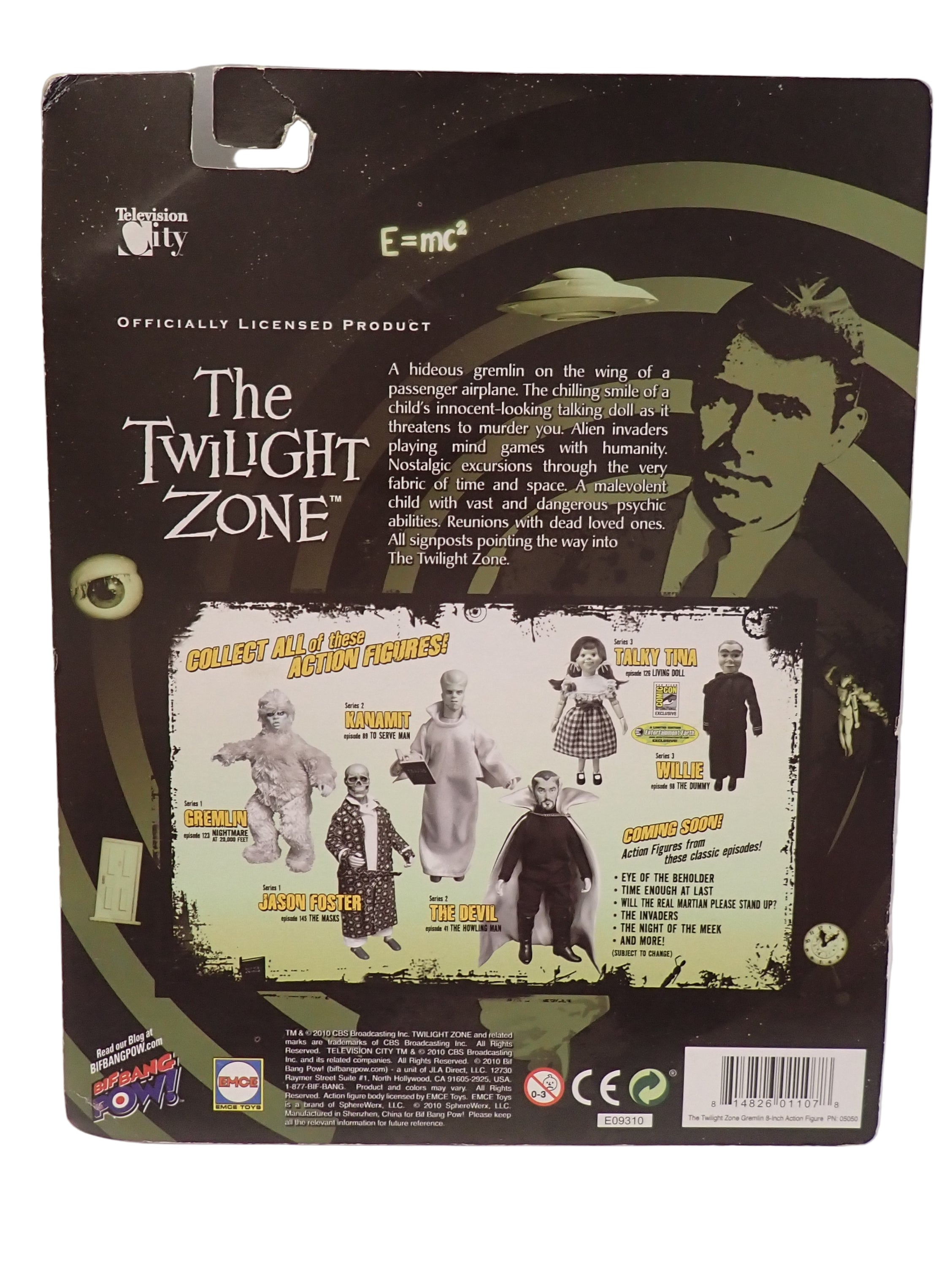The Twilight Zone "The Gremlin" Action Figure Doll