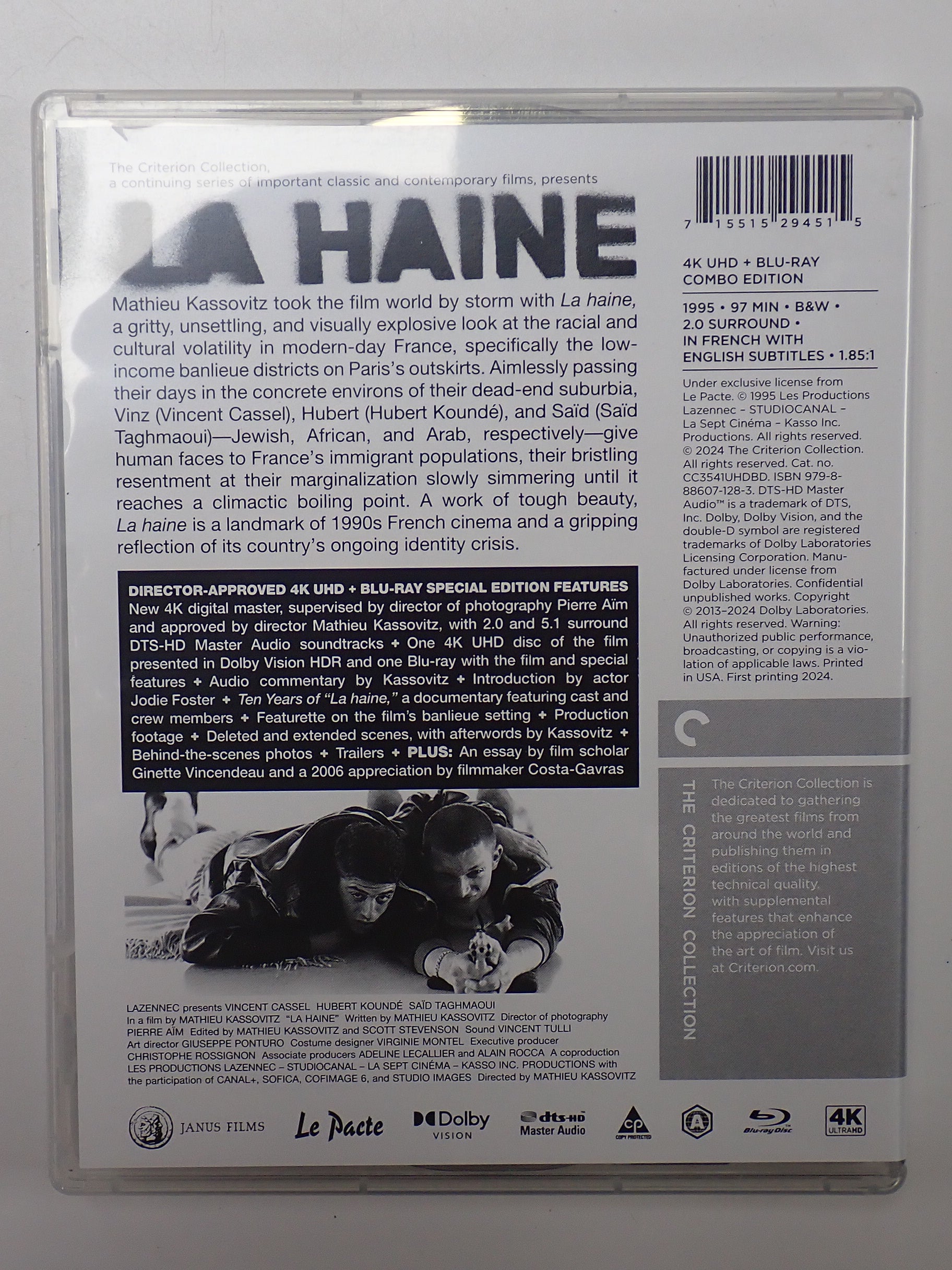 La Haine (Criterion Collection) - Blu-ray [Pre-Owned]