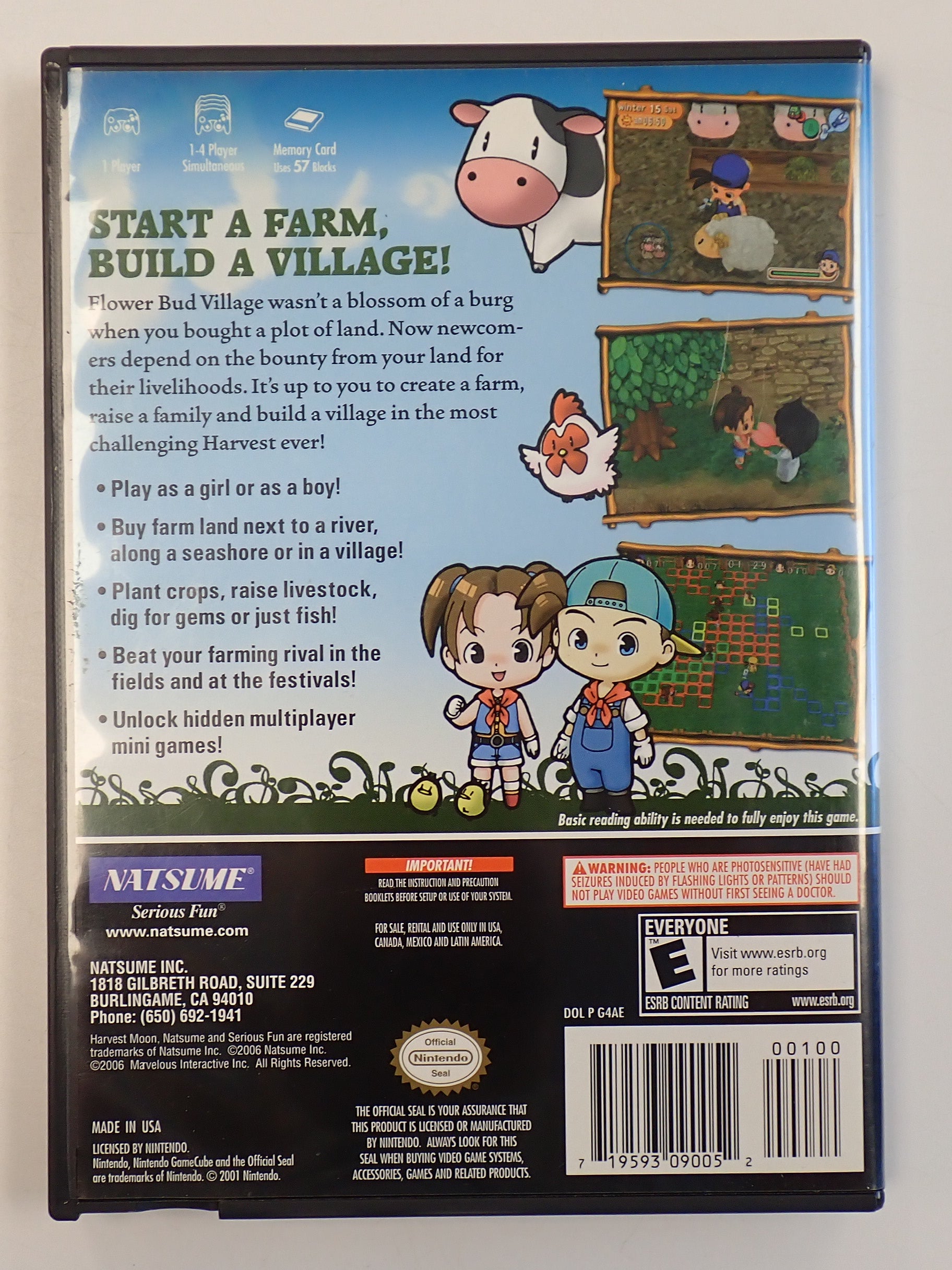 Harvest Moon Magical Melody - GameCube