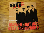 AFI – Answer That And Stay Fashionable