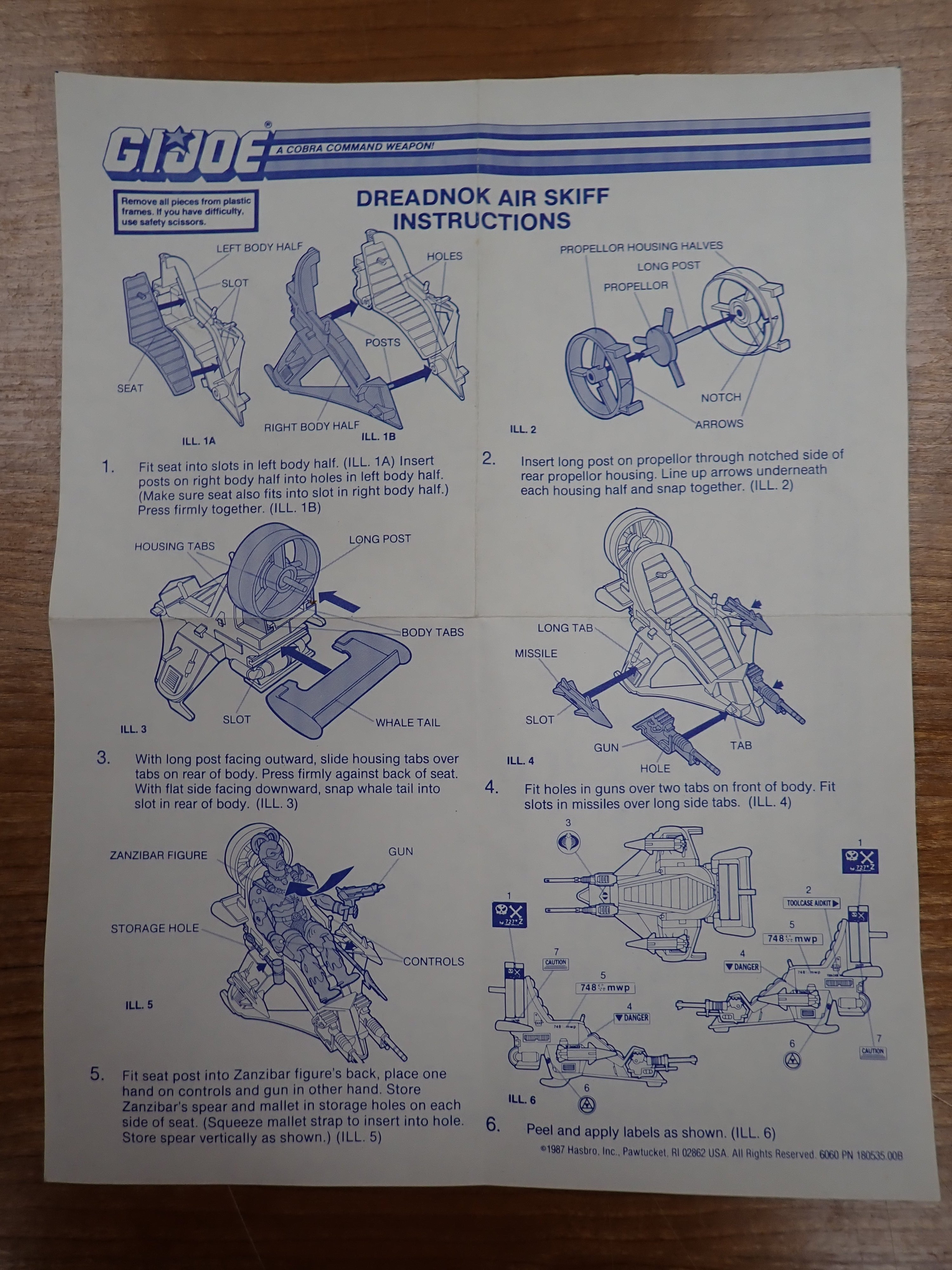 G.I.Joe Dreadnok Air Skiff (1987)