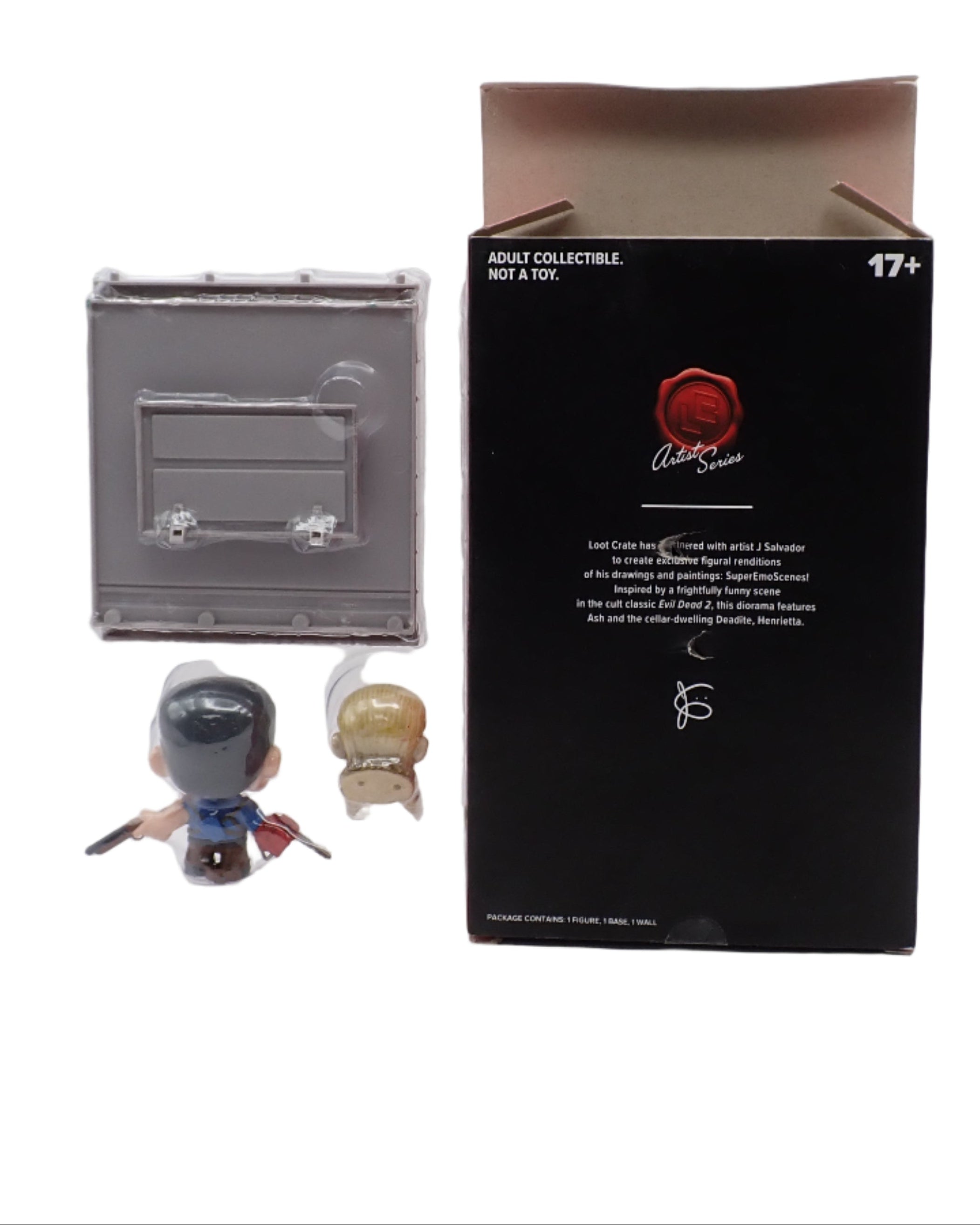 Evil Dead 2 Henrietta vs Ash Diorama SuperEmoFriends Loot Crate Exclusive