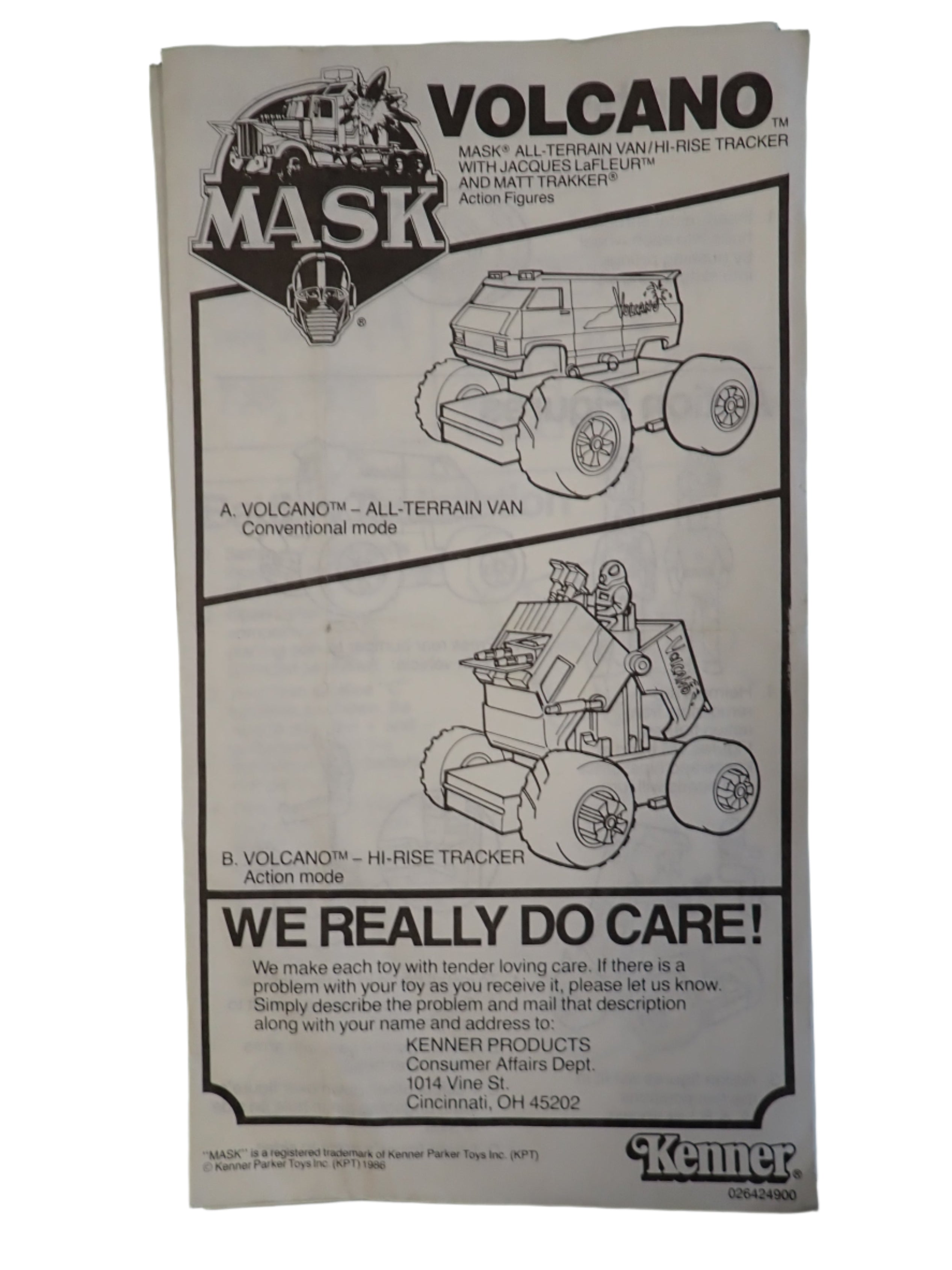 M.A.S.K. Volcano 1986 [COMPLETE]