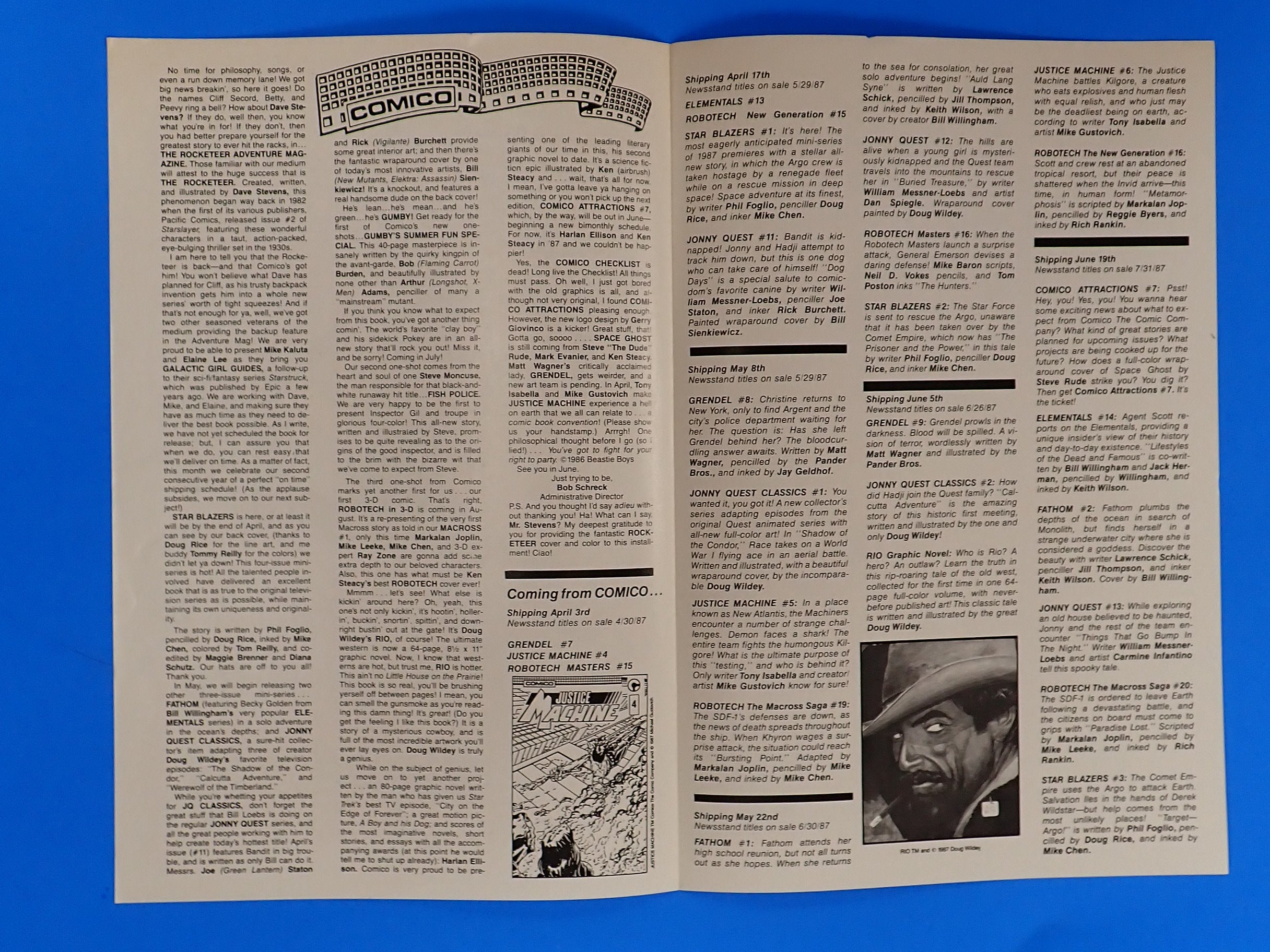 Comico Attractions (1987) VF/NM 9.0 - Dave Stevens