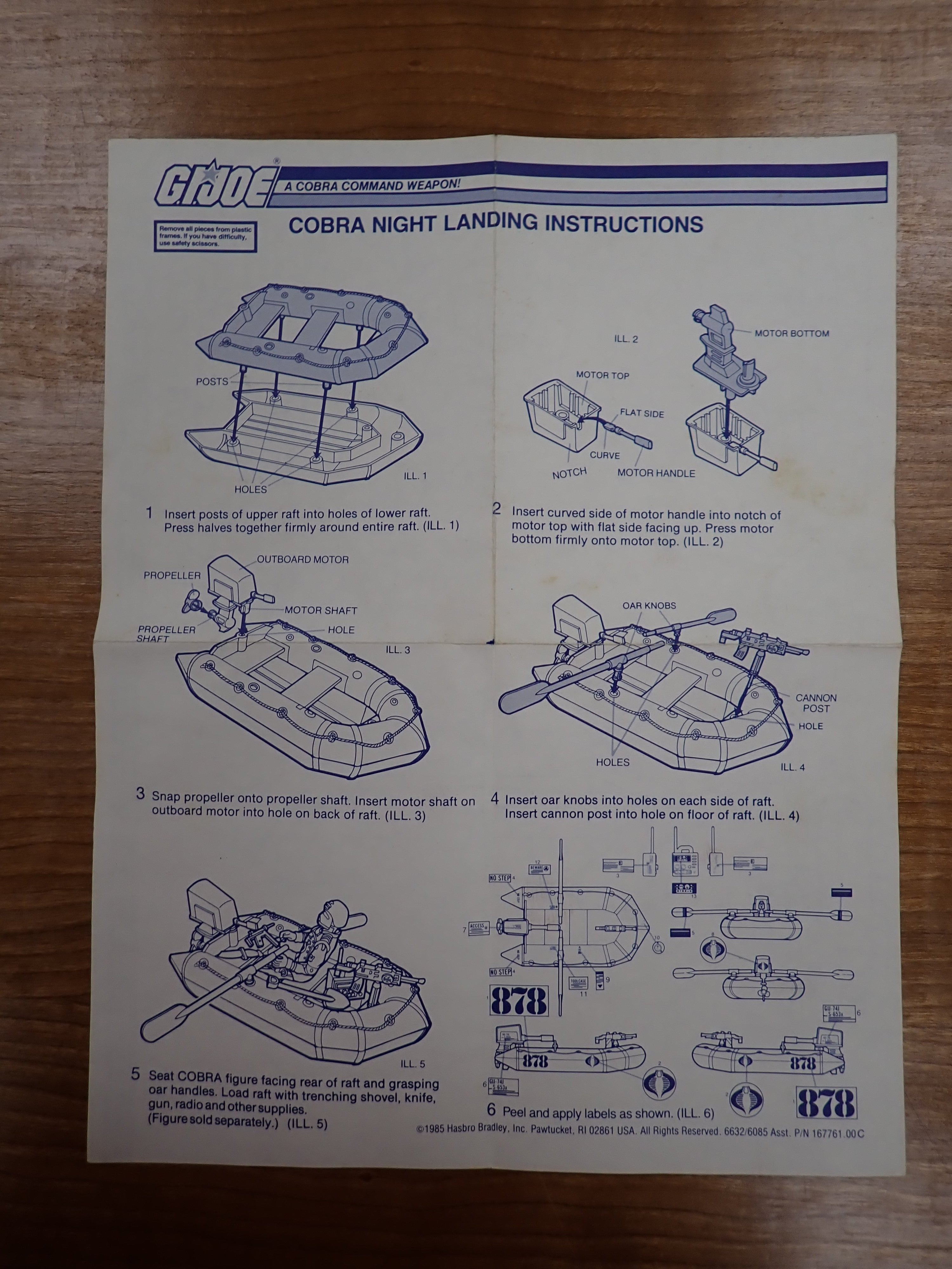 G.I.Joe Cobra Night Landing (1985)
