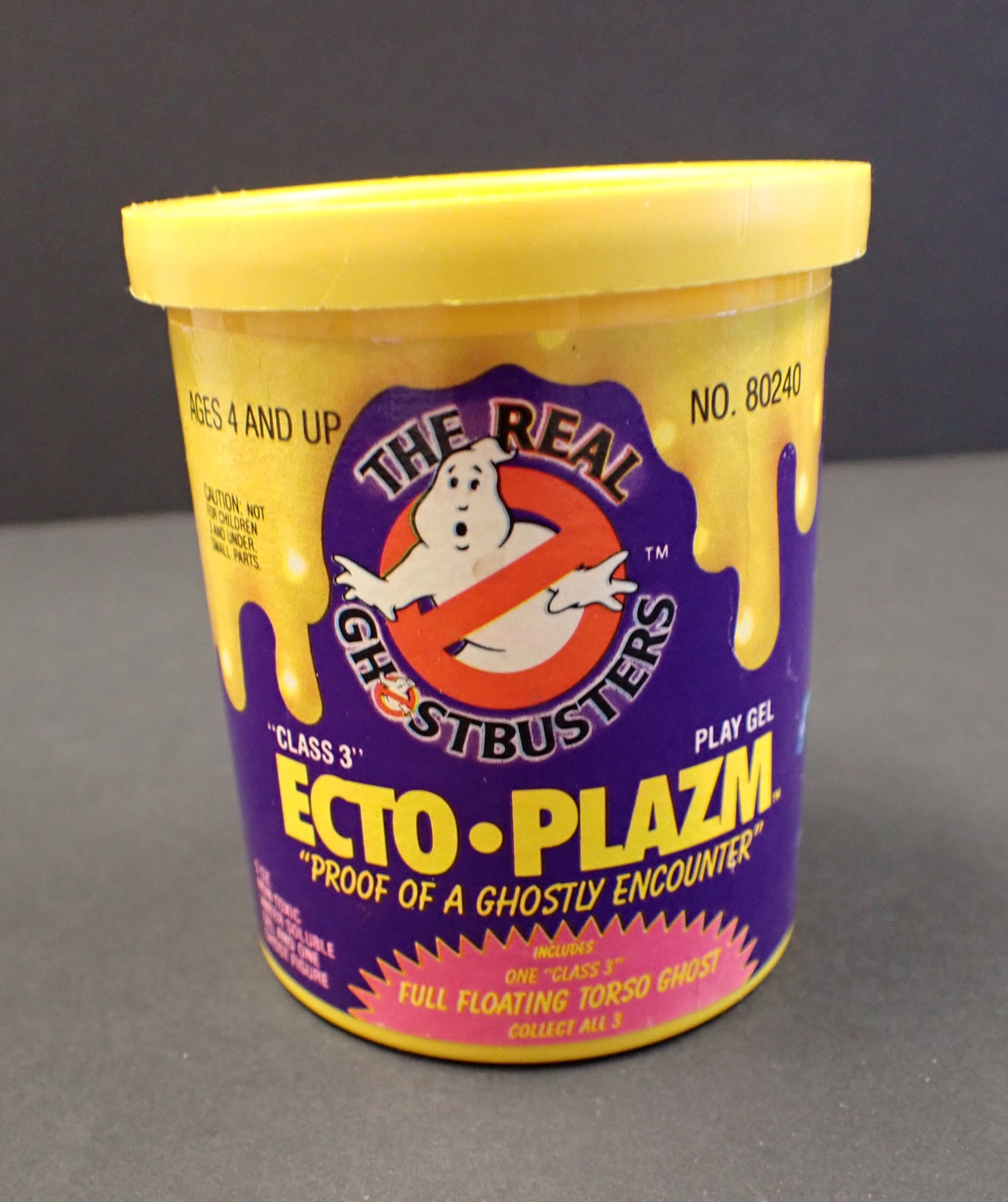 Ecto-Plazm Yellow The Real Ghostbusters