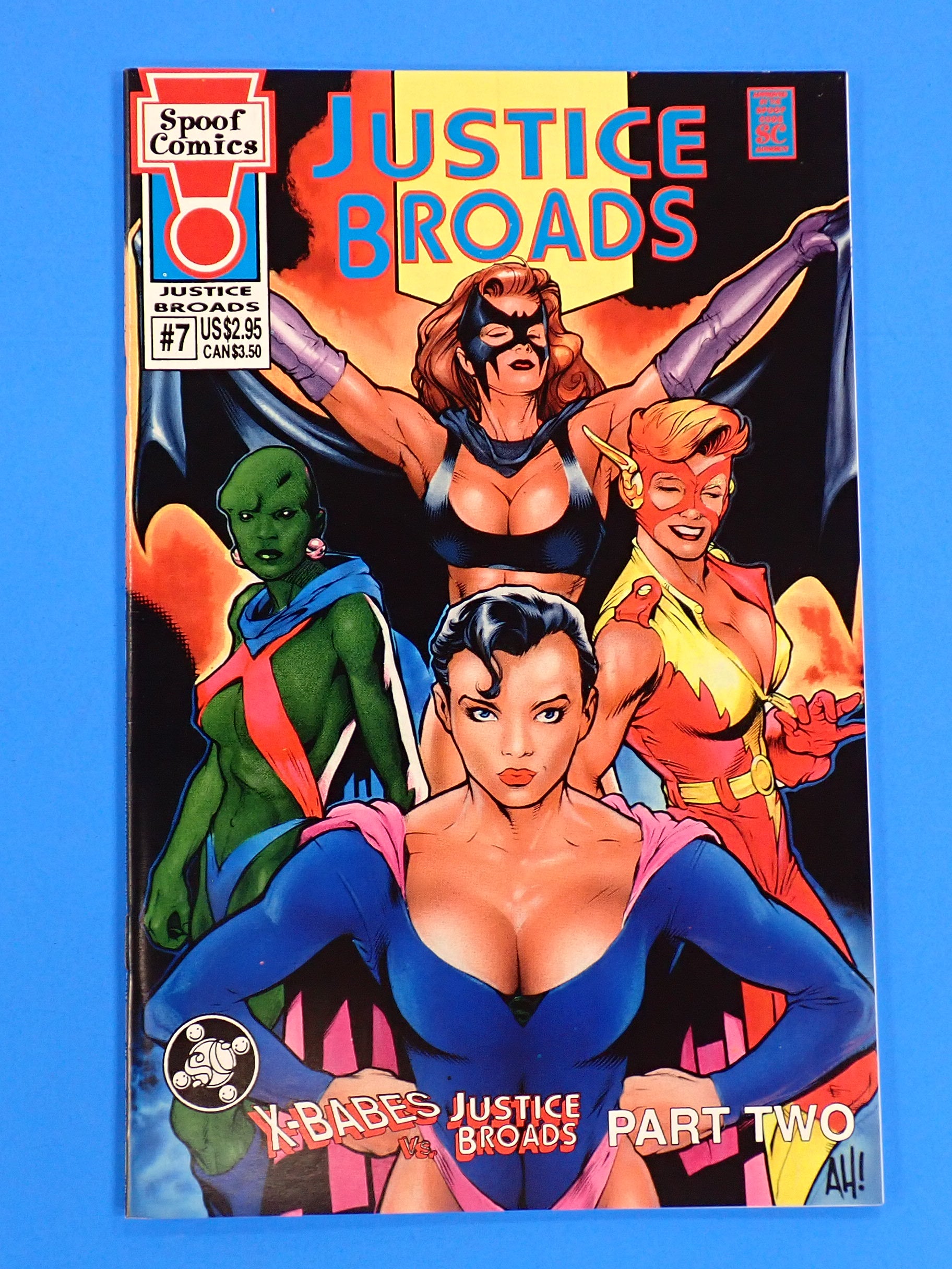 Justice Broads #7 (1992) - NM- 9.2 - Adam Hughes