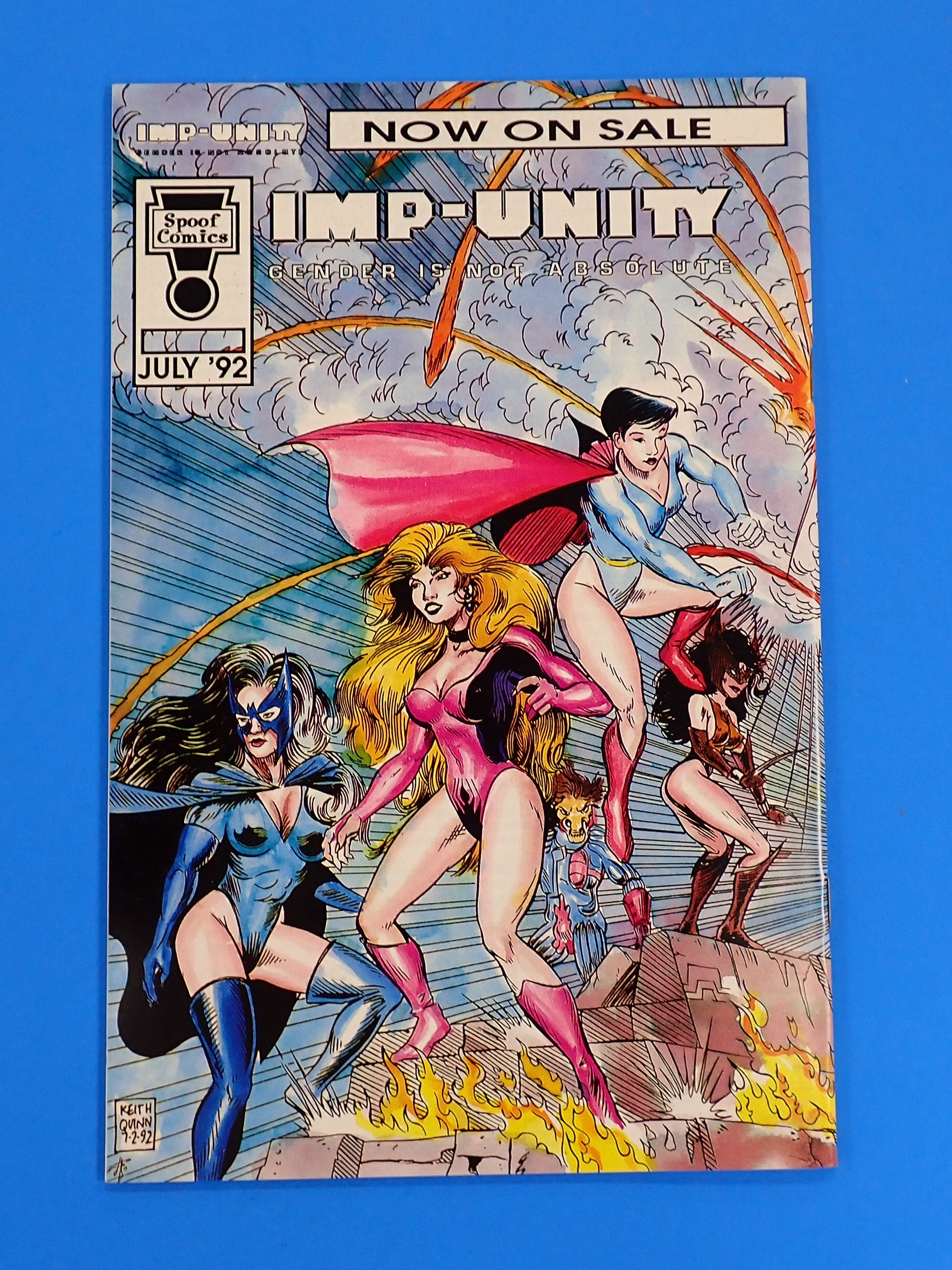 Justice Broads #7 (1992) - NM- 9.2 - Adam Hughes