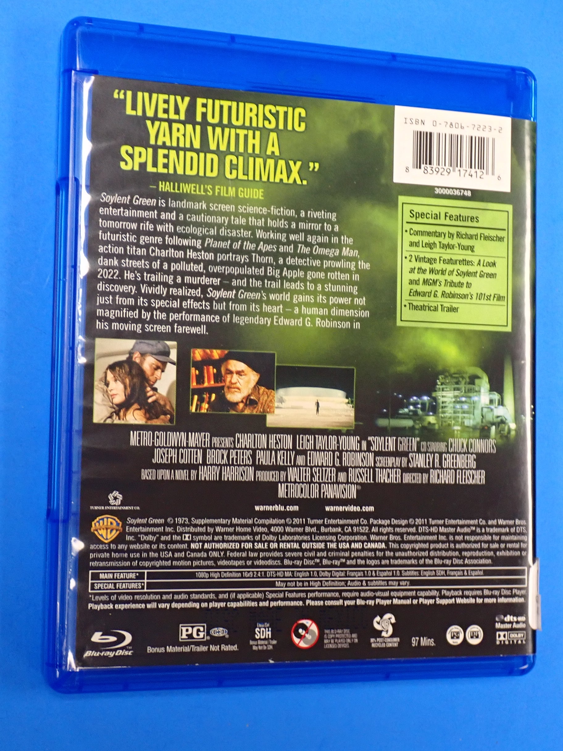 Soylent Green - Blu-Ray [Pre-Owned]