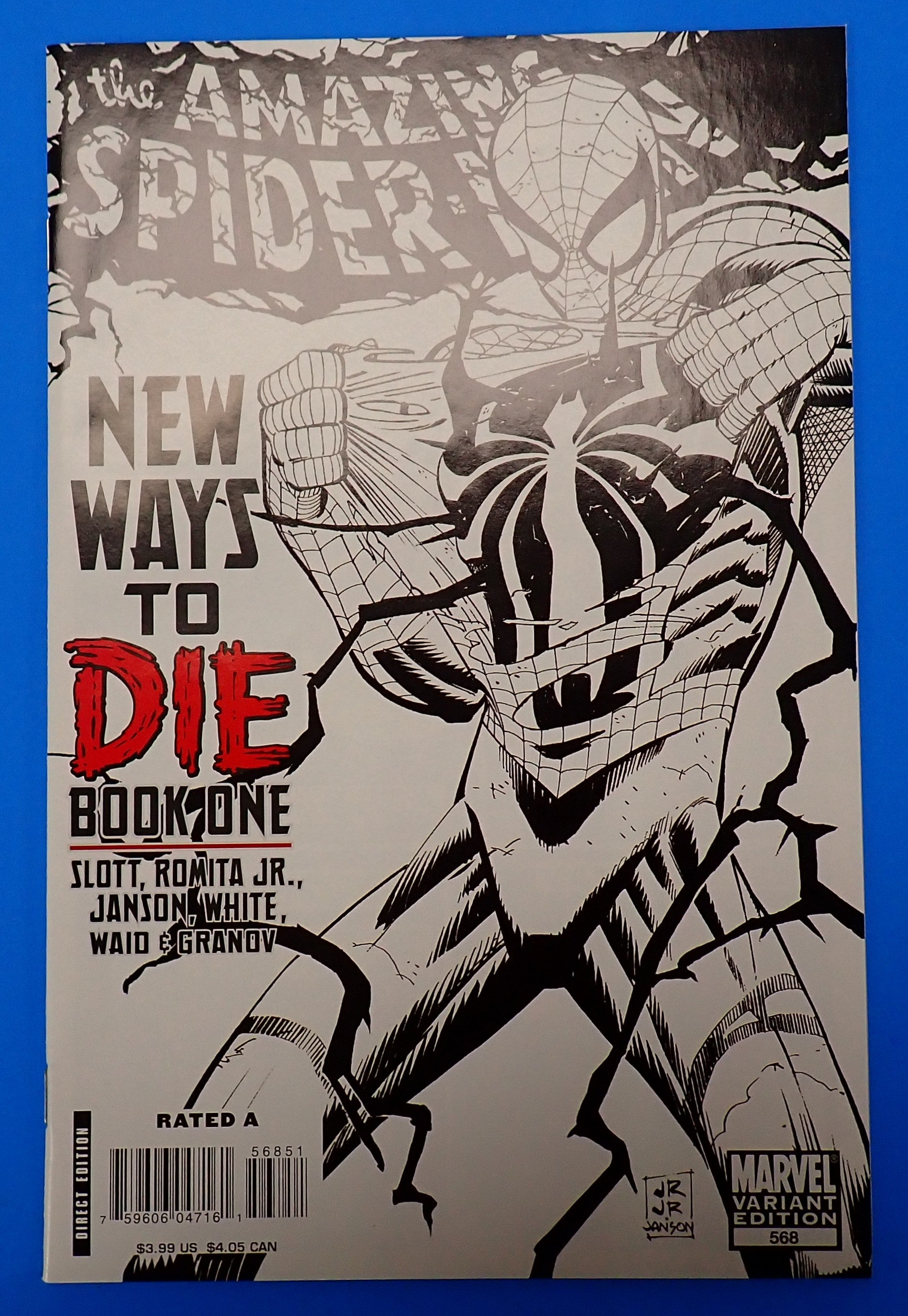 Amazing Spider-Man #568 (2008) - NM- (9.2) - Sketch Variant