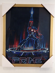 Tron-Prime Poster Art Framed by David Kopet [Pre-Owned]