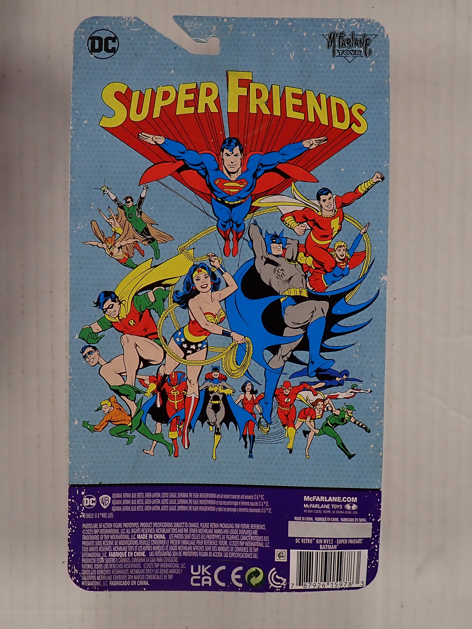 Red Batman Super Friends (Platinum Edition) - McFarlane Toys [Pre-Owned]