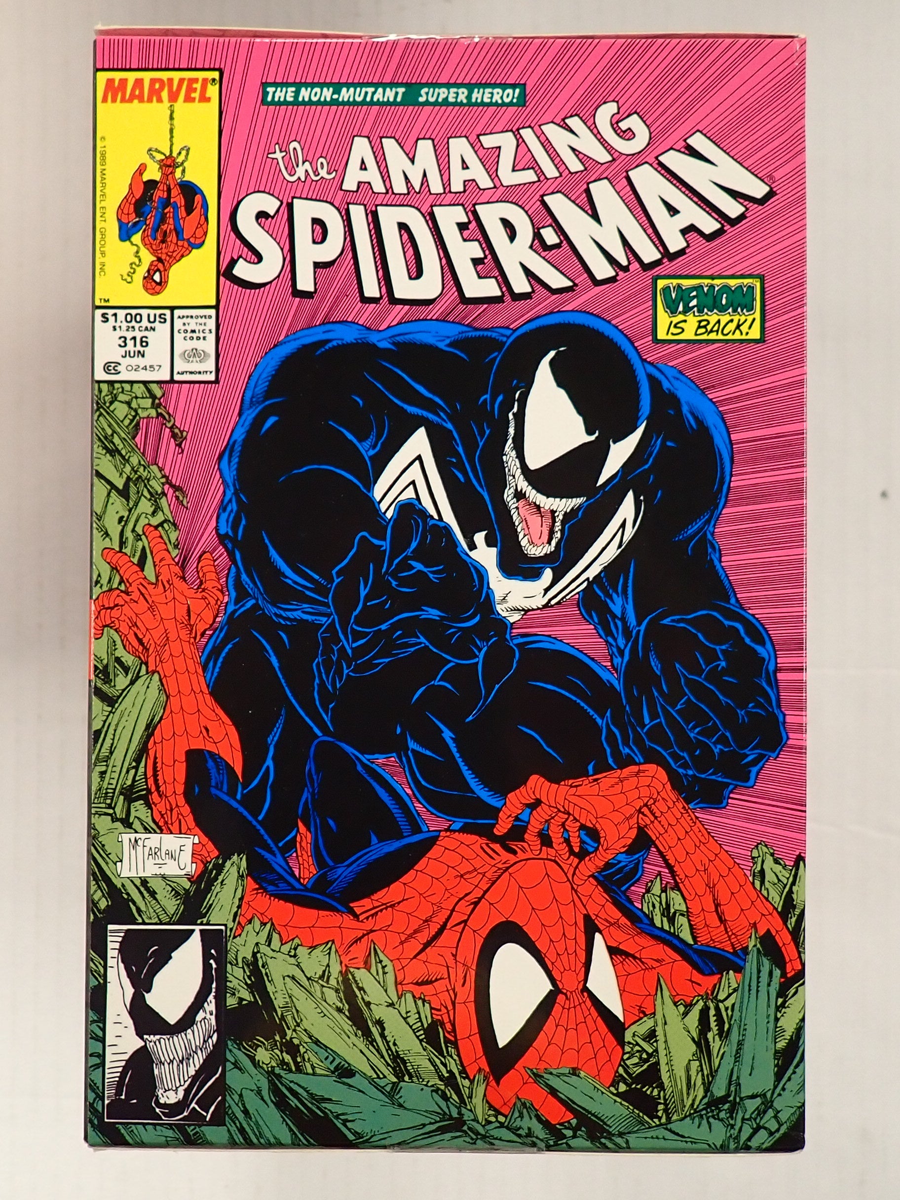 Venom (Amazing Spider-man #316) - McFarlane Toys [Pre-Owned]