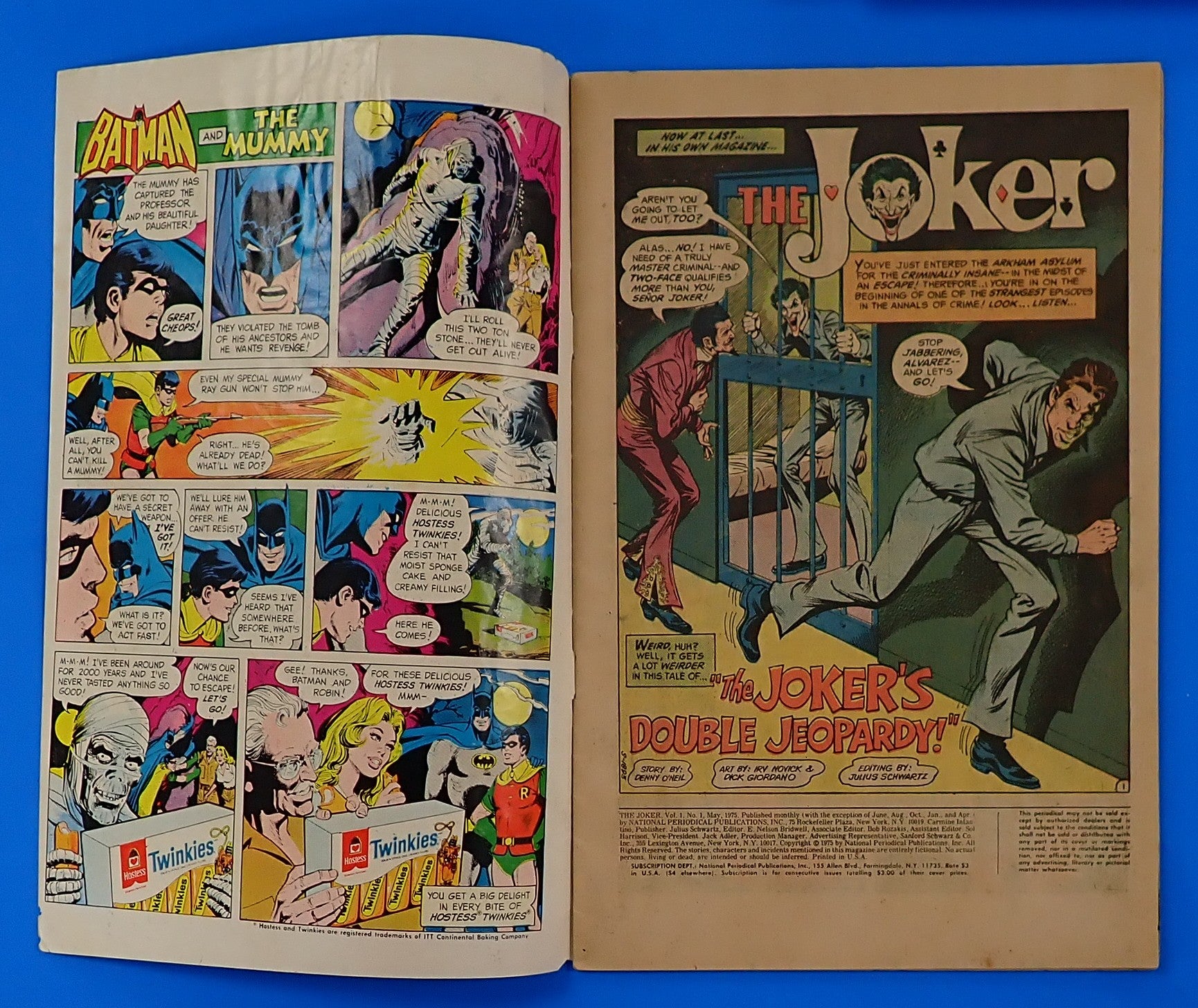 Joker #1 (1975) - GD/VG (3.0) - 1st Solo Series