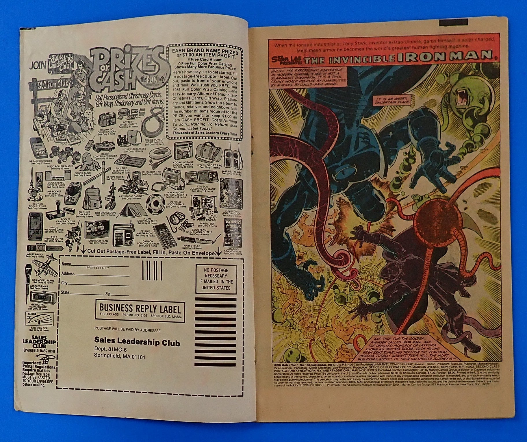 Iron Man #150 (1981) - VG (4.0) - Battle of Iron Man v. Dr. Doom