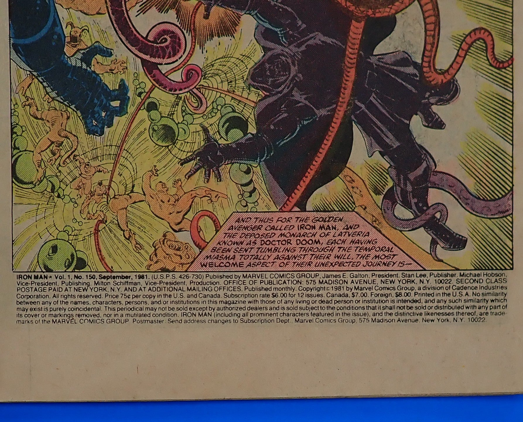 Iron Man #150 (1981) - VG (4.0) - Battle of Iron Man v. Dr. Doom