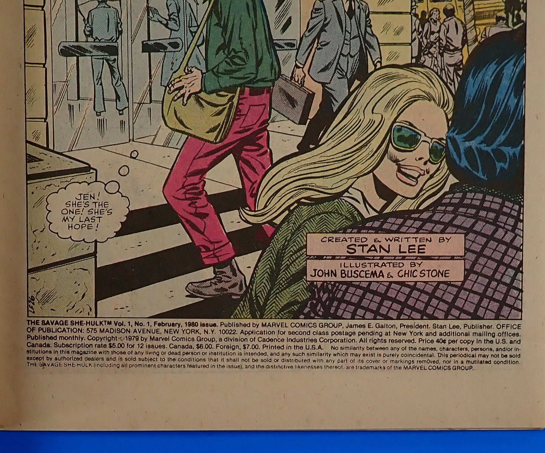 Savage She-Hulk #1 (1980) - VF- (7.5) - 1st App. + Origin She-Hulk