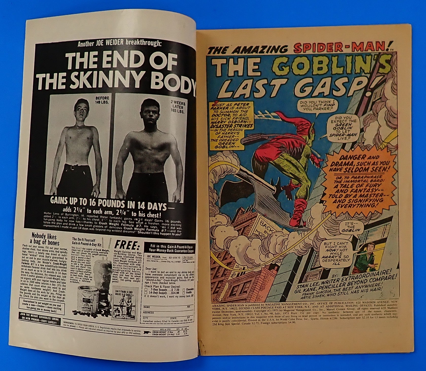 Amazing Spider-Man #98 (1971) - VG/FN (5.0) - Drug Addiction Plot