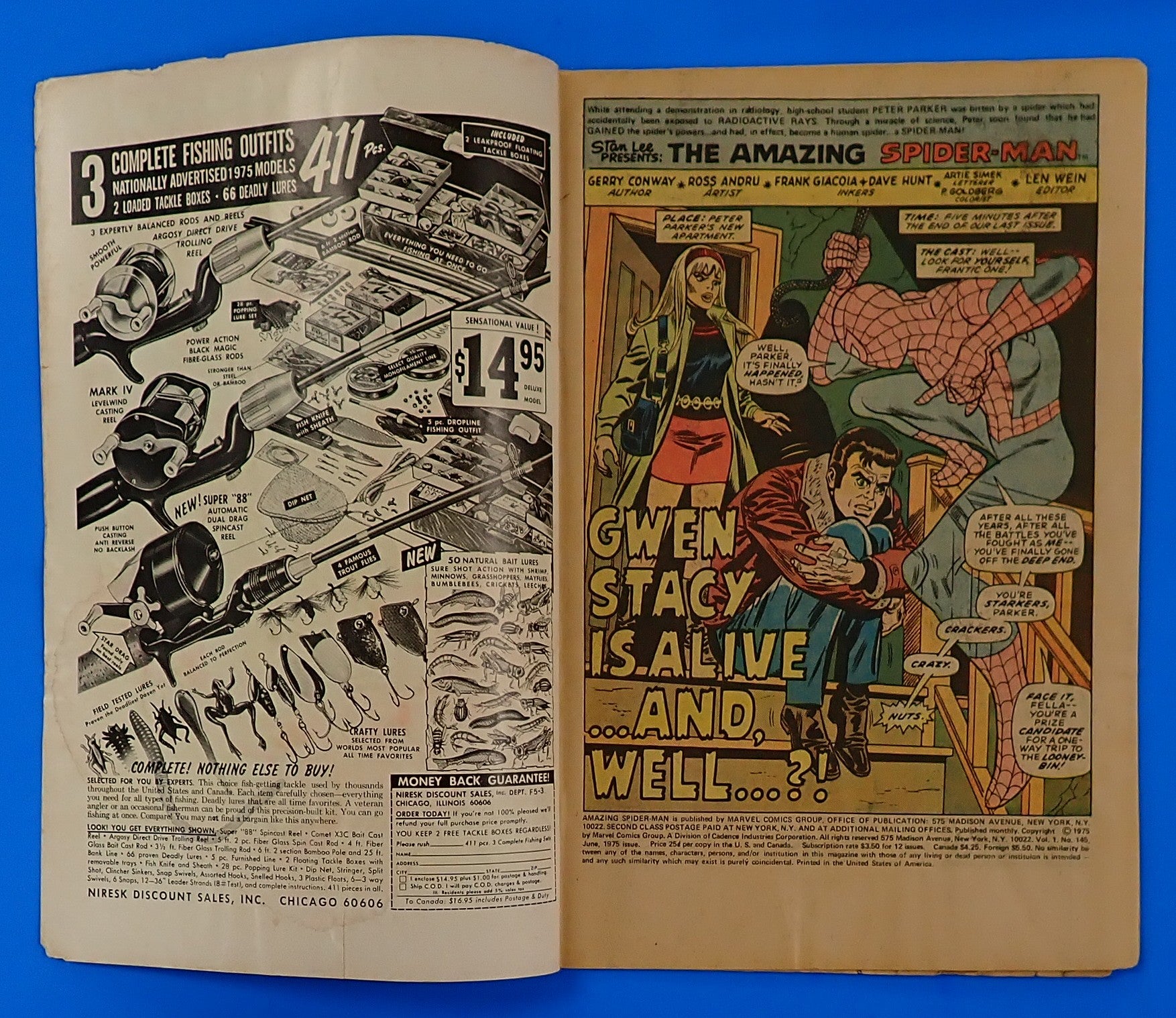 Amazing Spider-Man #145 (1975) - VG (4.0) - Bronze Age Issue