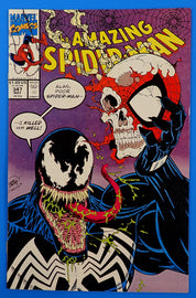 Amazing Spider-Man #347 (1991) - VF+ (8.5) - Iconic Erik Larsen Art