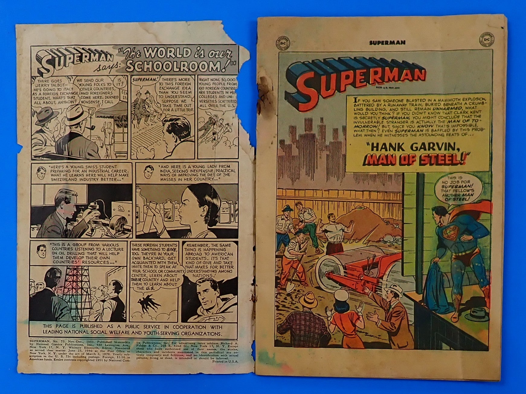 Superman #73 (1951) - FR (1.0) - Golden Age Superman