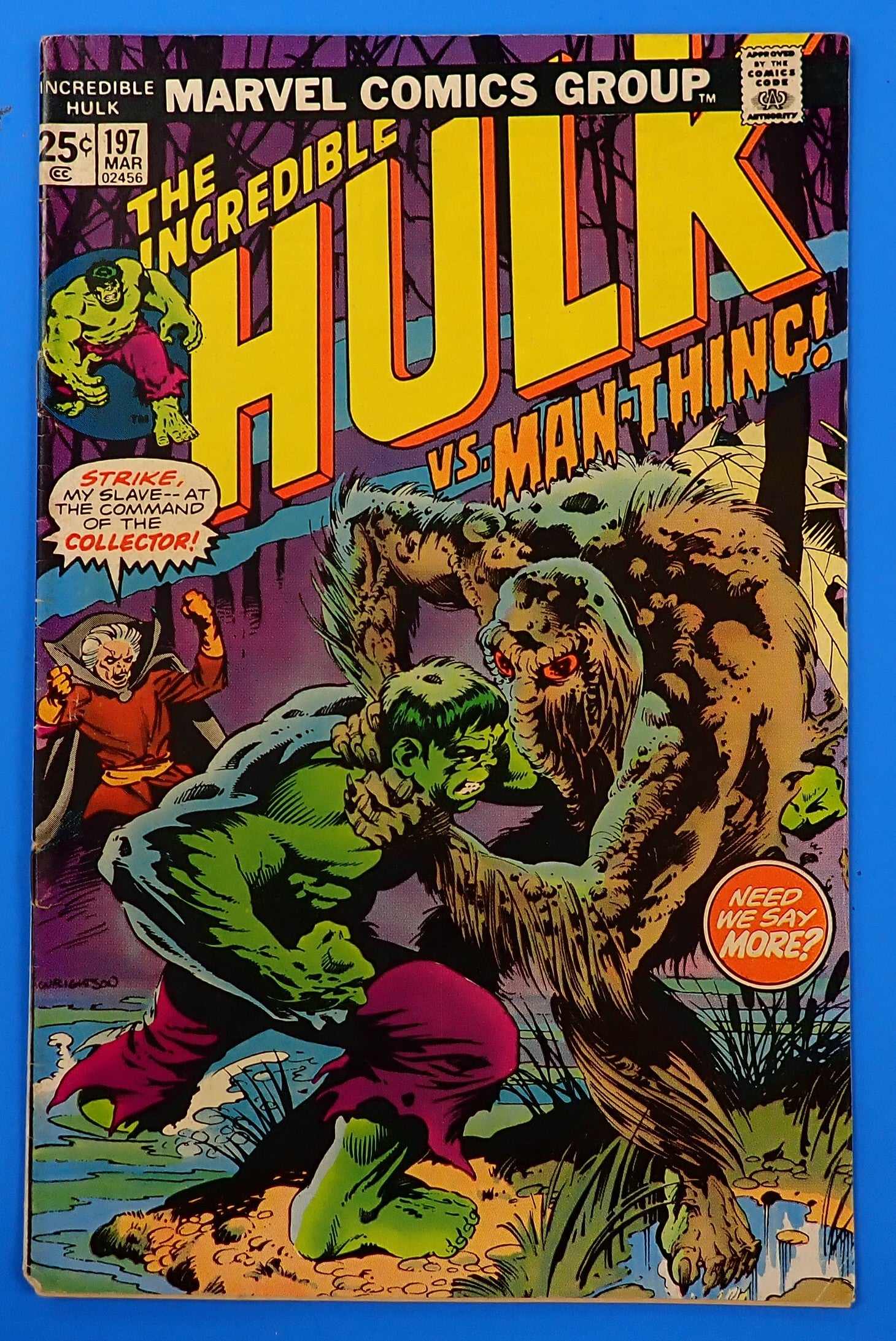 Incredible Hulk #197 (1976) - FN/VF (7.0) - Bernie Wrightson Cover