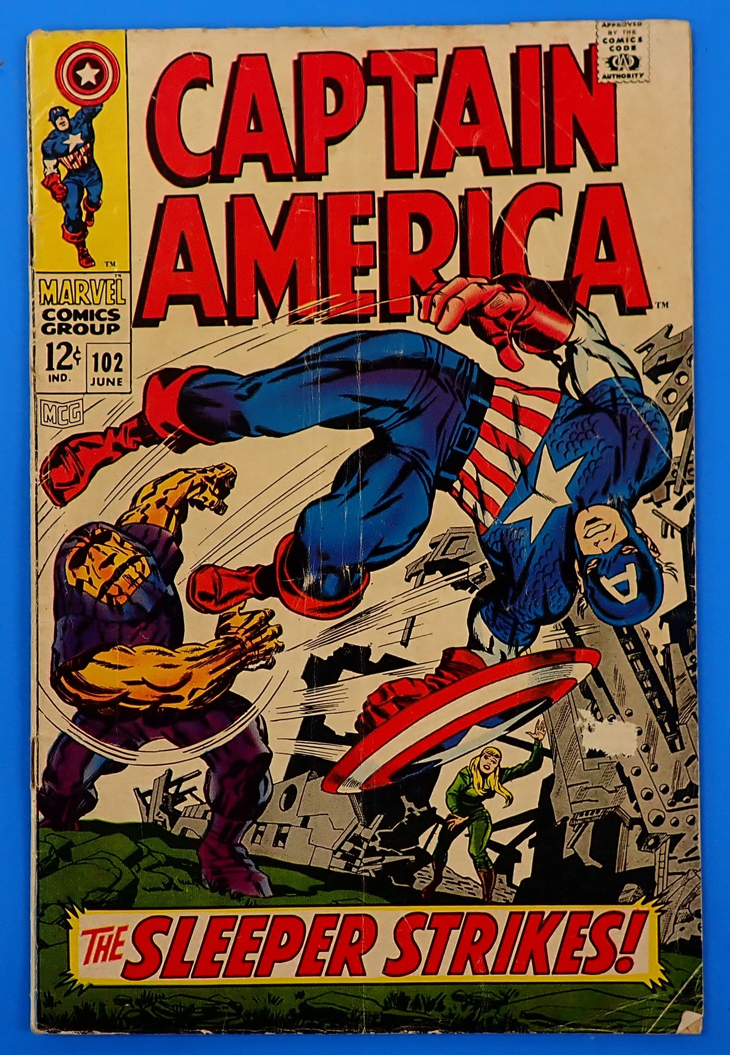 Captain America #102 (1968) - GD/VG (3.0) - Silver Age Issue