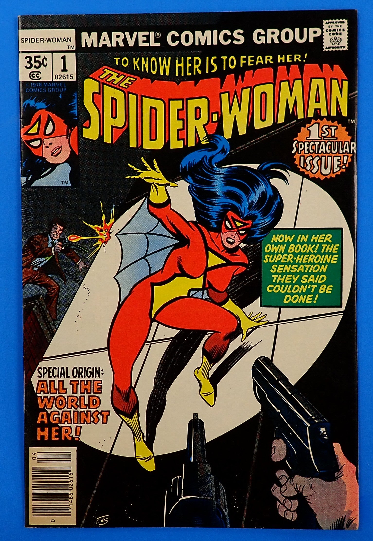 Spider-Woman #1 (1978) - VF- (7.5) - New Costume + Origin