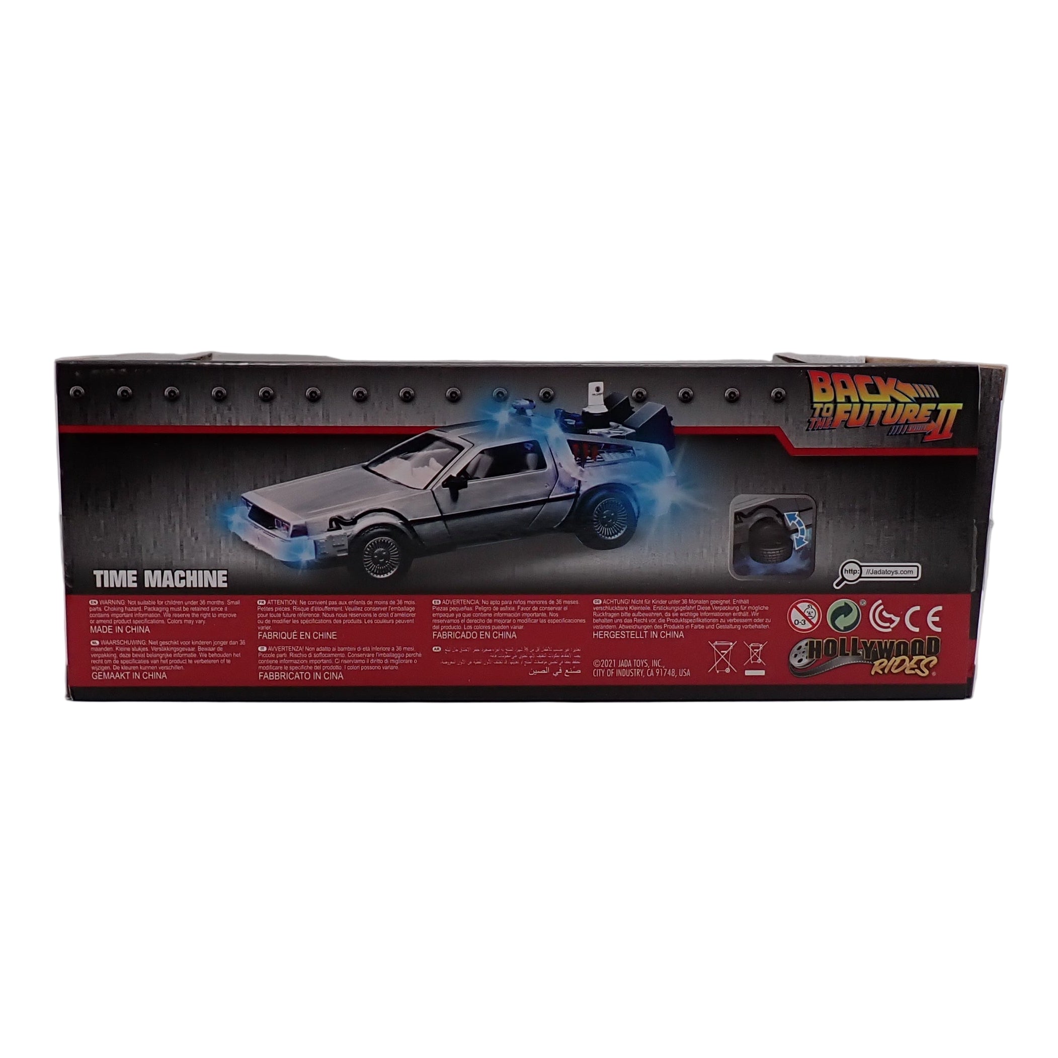 Time Machine 1:24 - Back to the Future Part II Die-Cast Figure