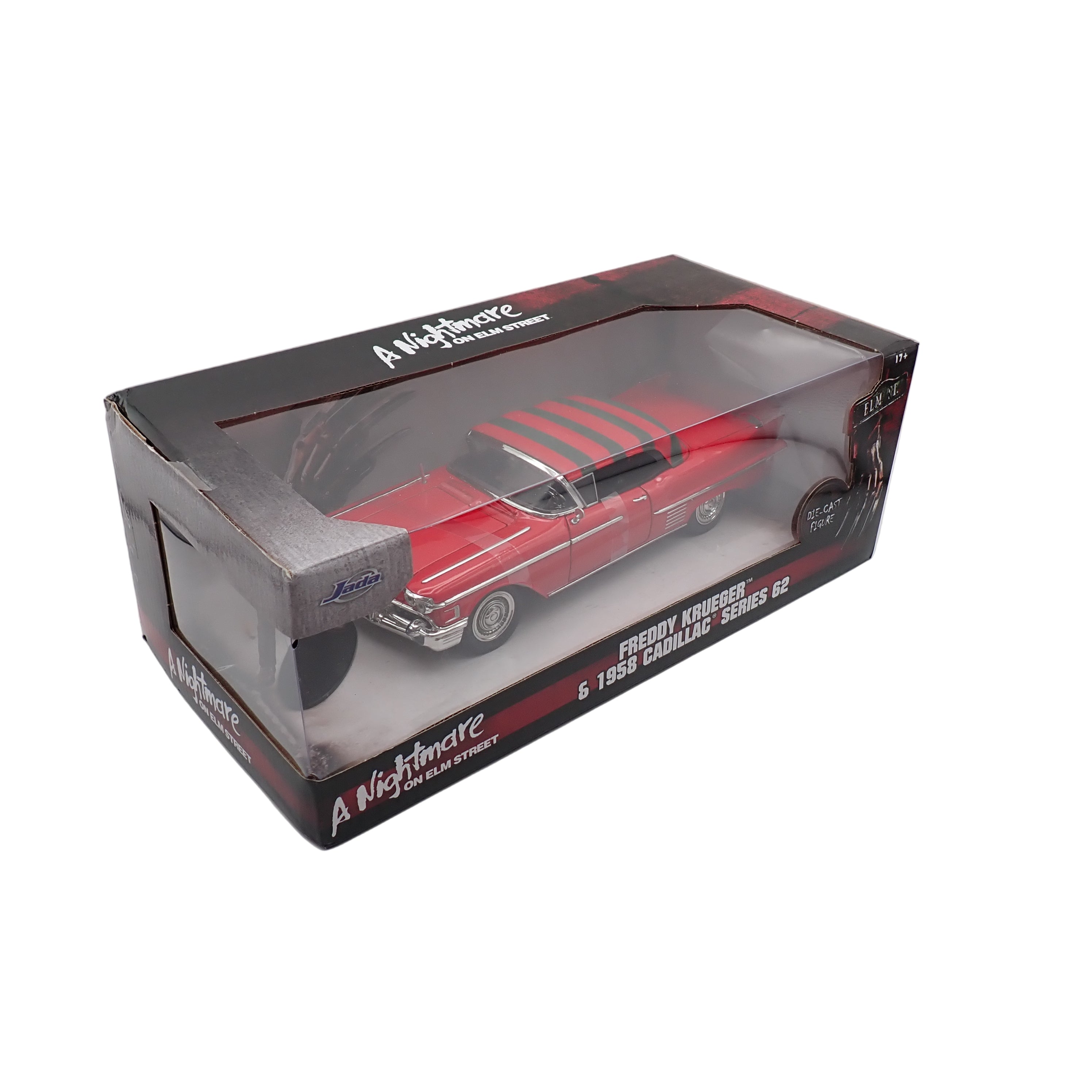Freddy Krueger & 1958 Cadillac Series 62 - A Nightmare on Elm Street Die-Cast Figure