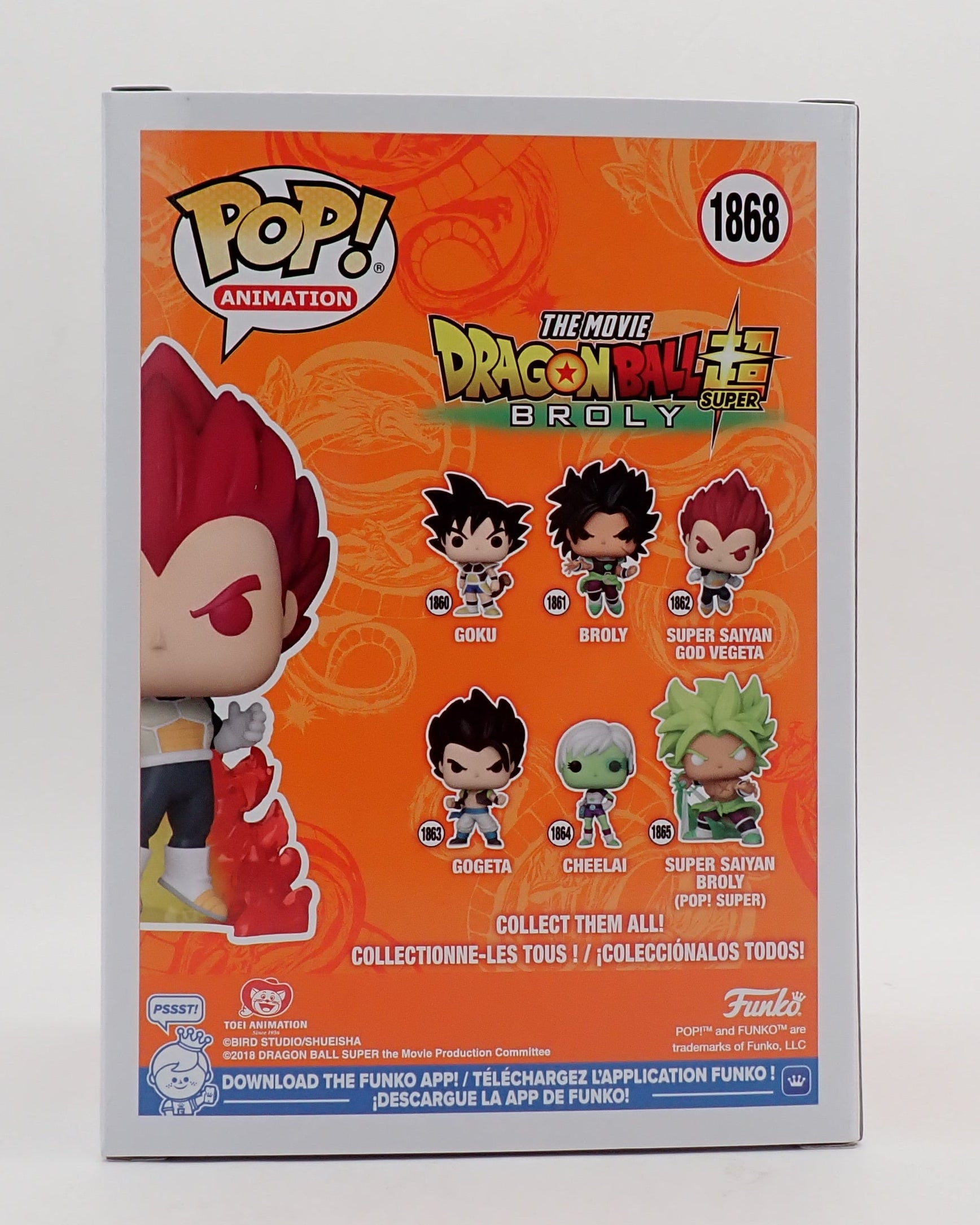 Super Saiyan God Vegeta - POP! #1868