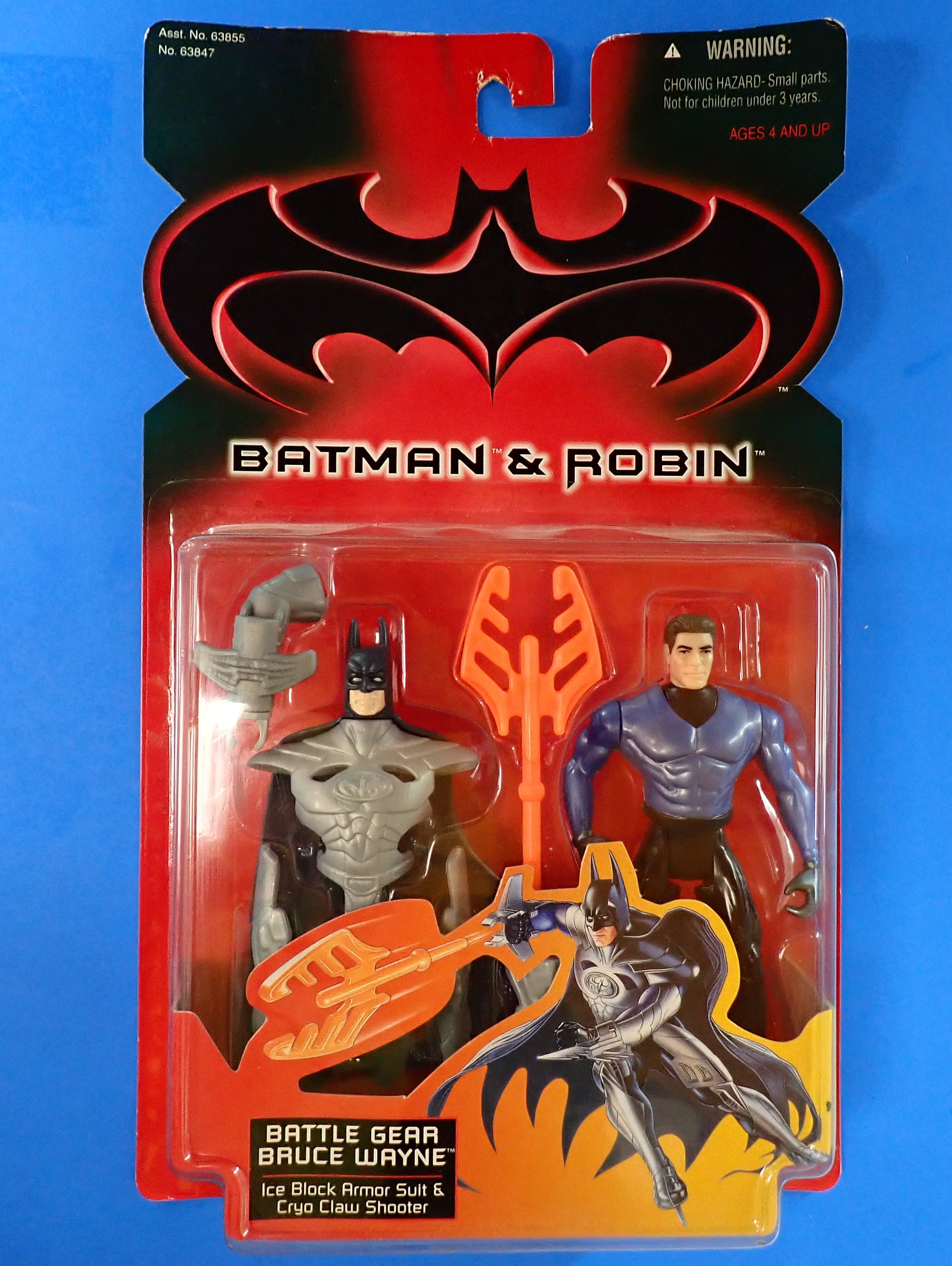 Battle Gear Bruce Wayne Ice Block Armor Suit & Cryo Claw Shooter - Kenner [Pre-Owned]