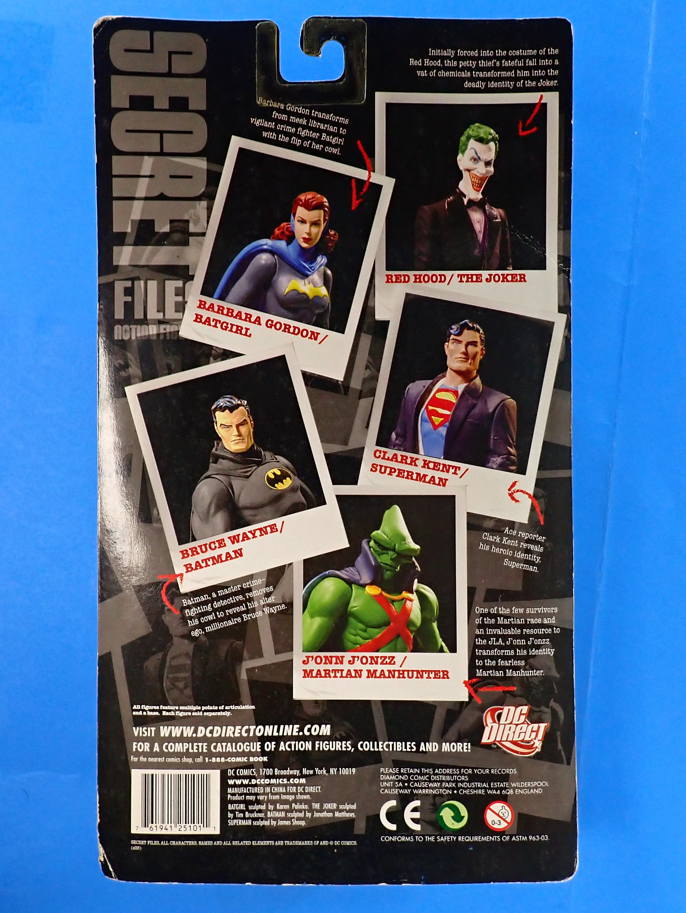 Unmasked Secret Files Series 2 Clark Kent/Superman - DC Direct [Pre-Owned]