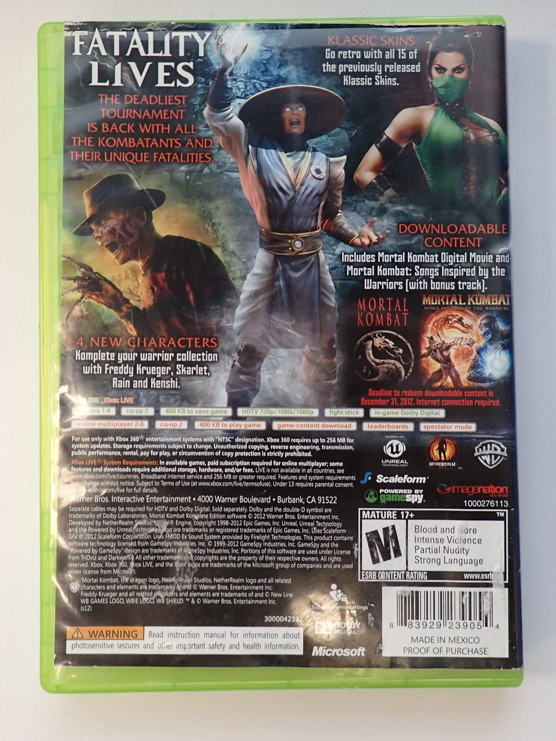 Mortal Kombat: Komplete Edition - Xbox 360