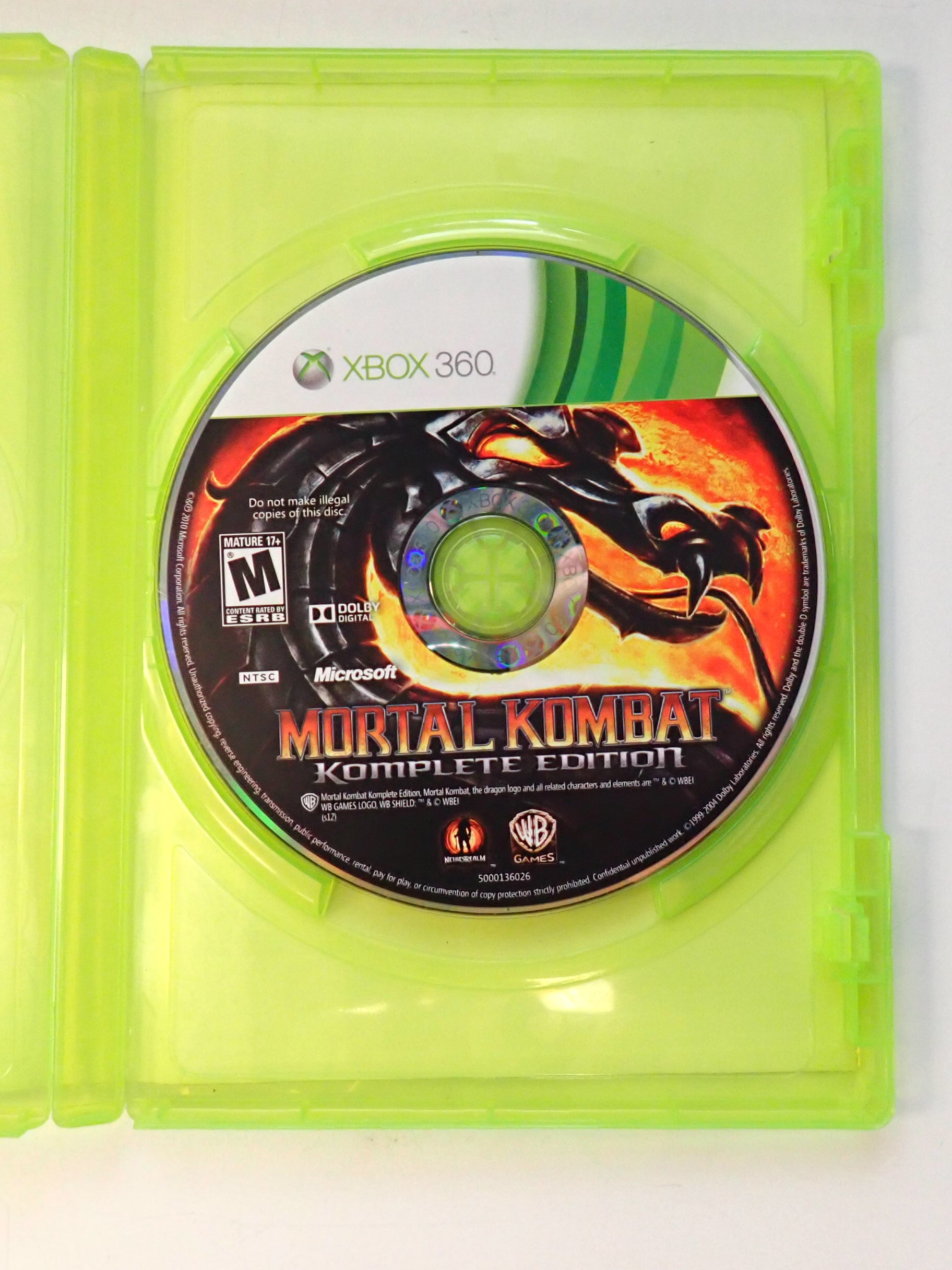 Mortal Kombat: Komplete Edition - Xbox 360