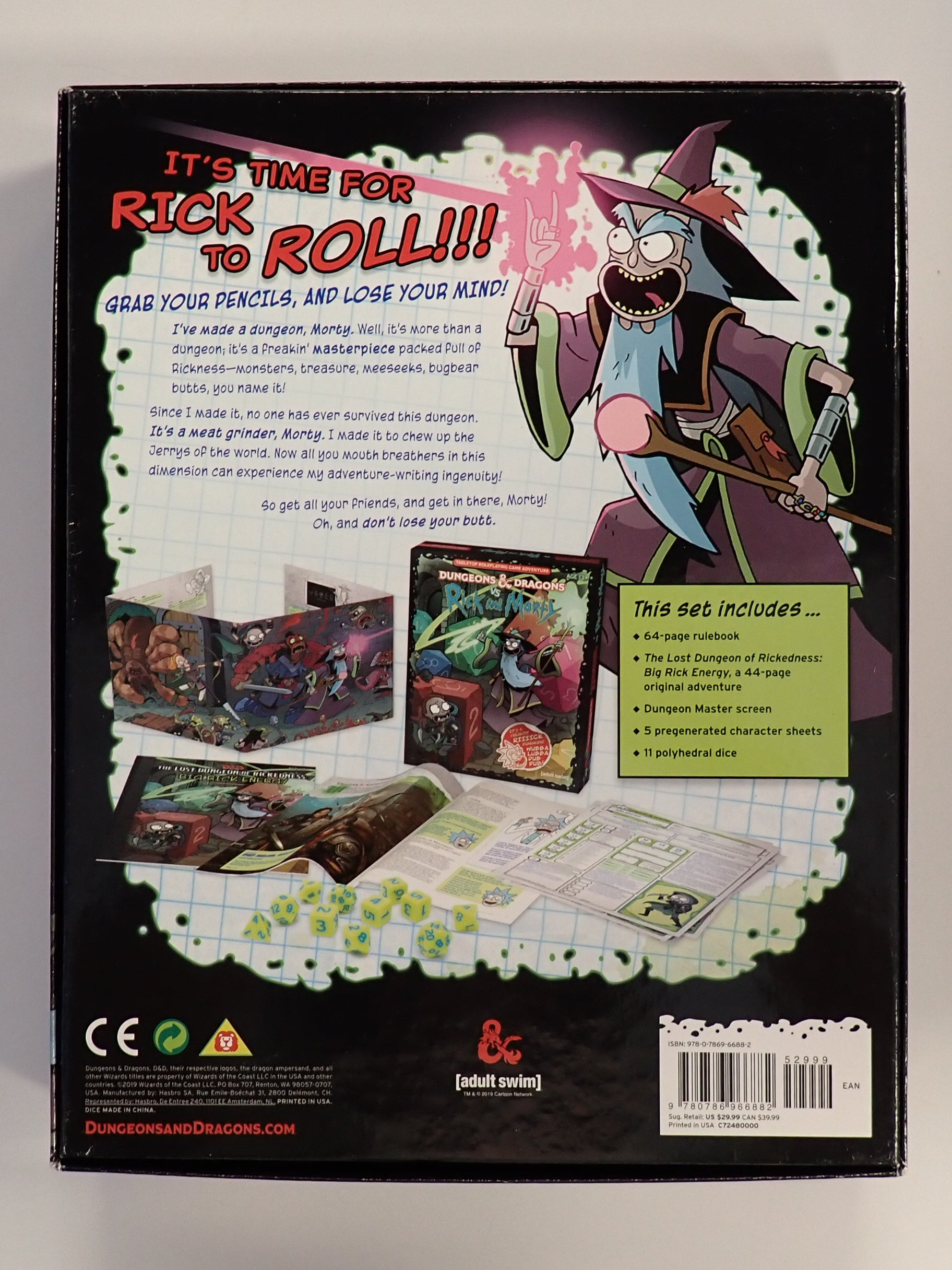 Dungeons & Dragons vs Rick and Morty [Pre-Owned]