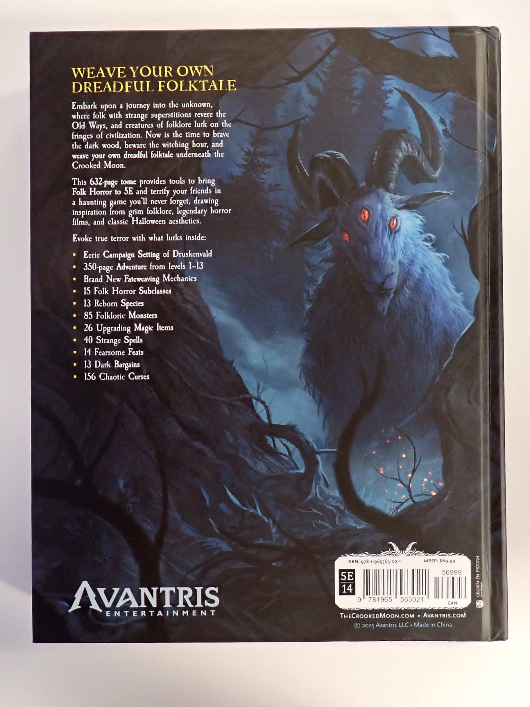 The Crooked Moon - Folk Horror Roleplaying [Pre-Owned]