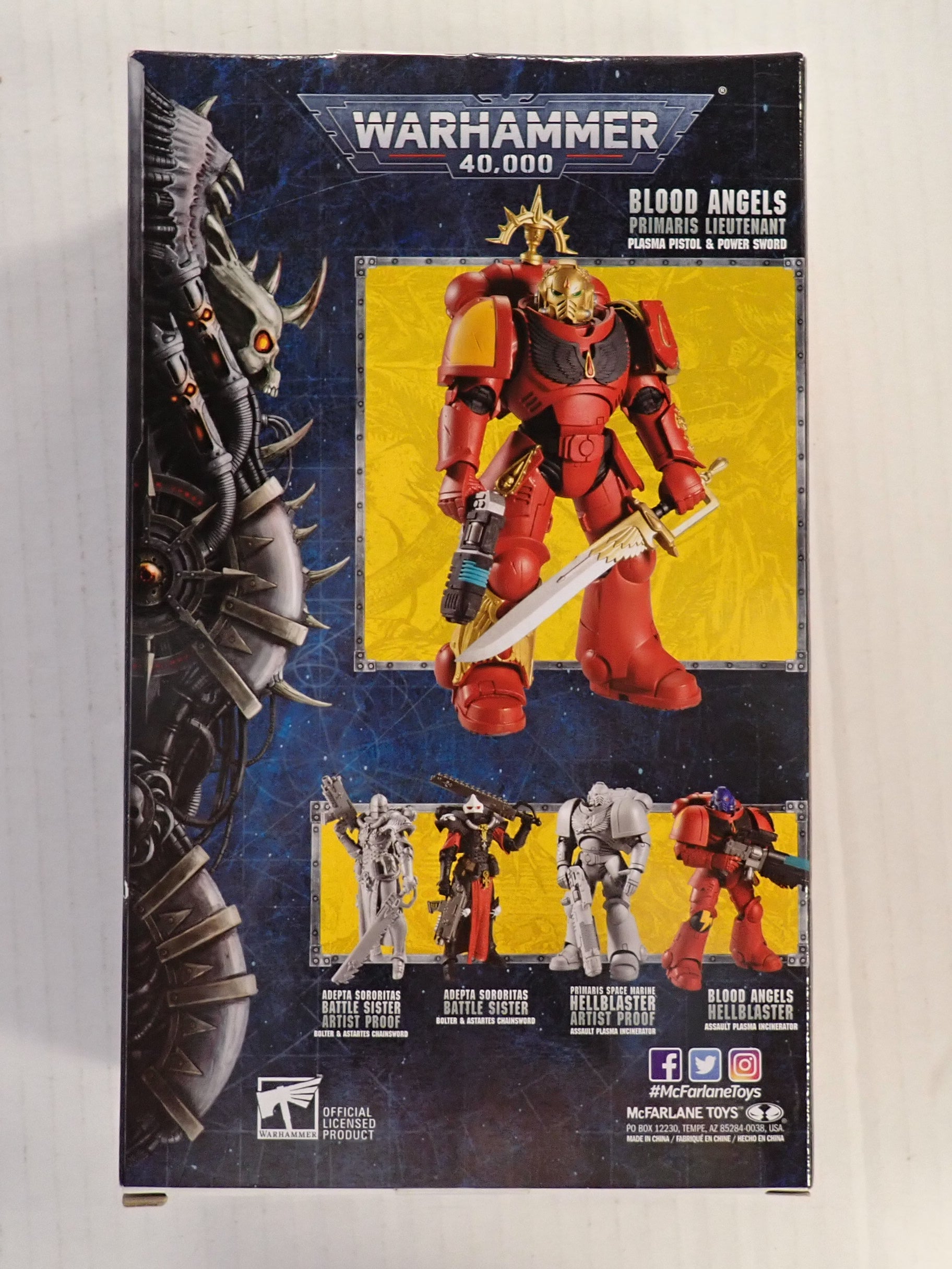 Warhammer 40k - Blood Angels Primaris Lieutenant - McFarlane Toys [Pre-Owned]